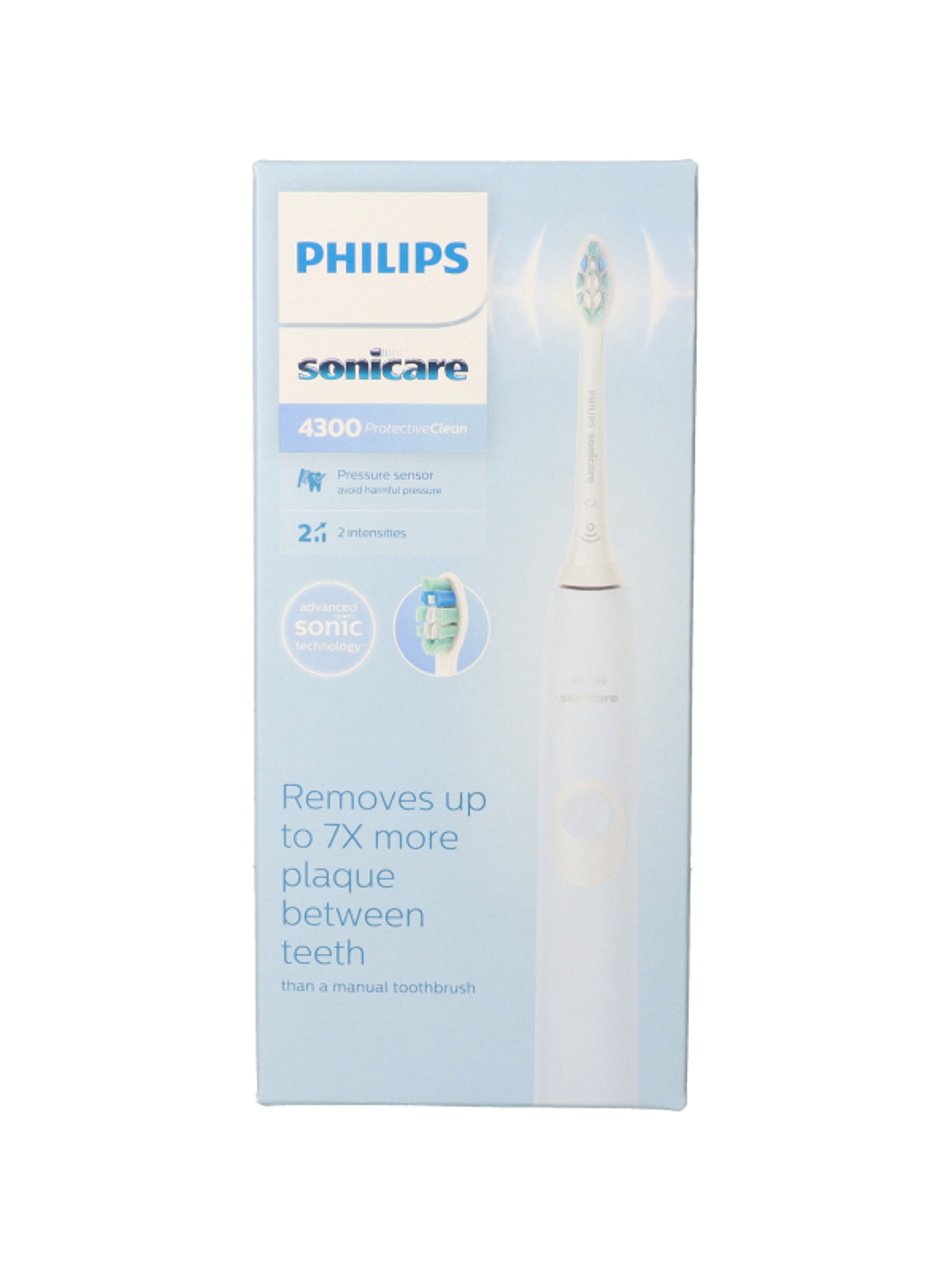 Philips Protective Clean szónikus elektromos fogkefe, világoskék - 1 db