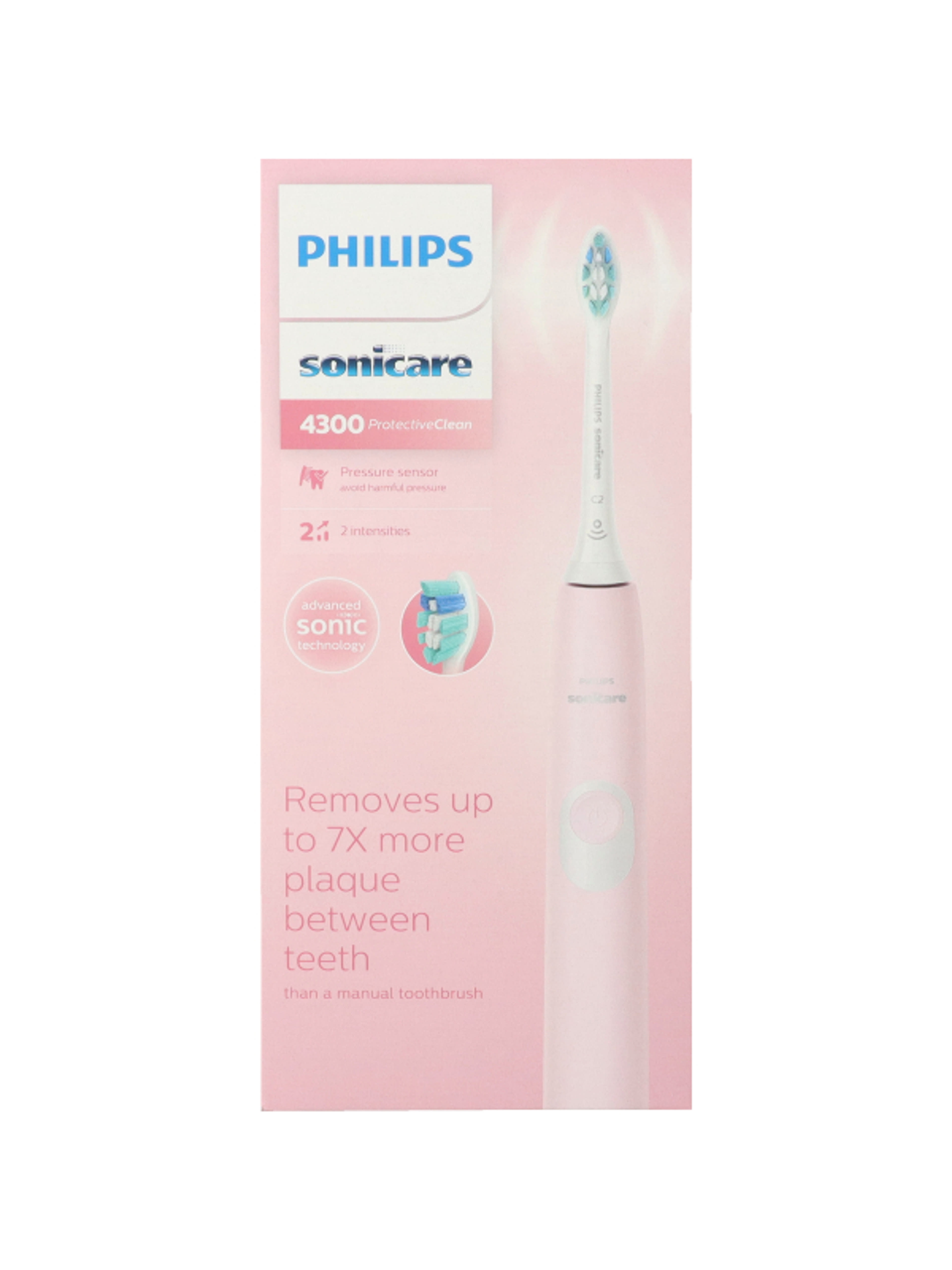 Philips Protective Clean szónikus elektromos fogkefe, rózsaszín - 1 db