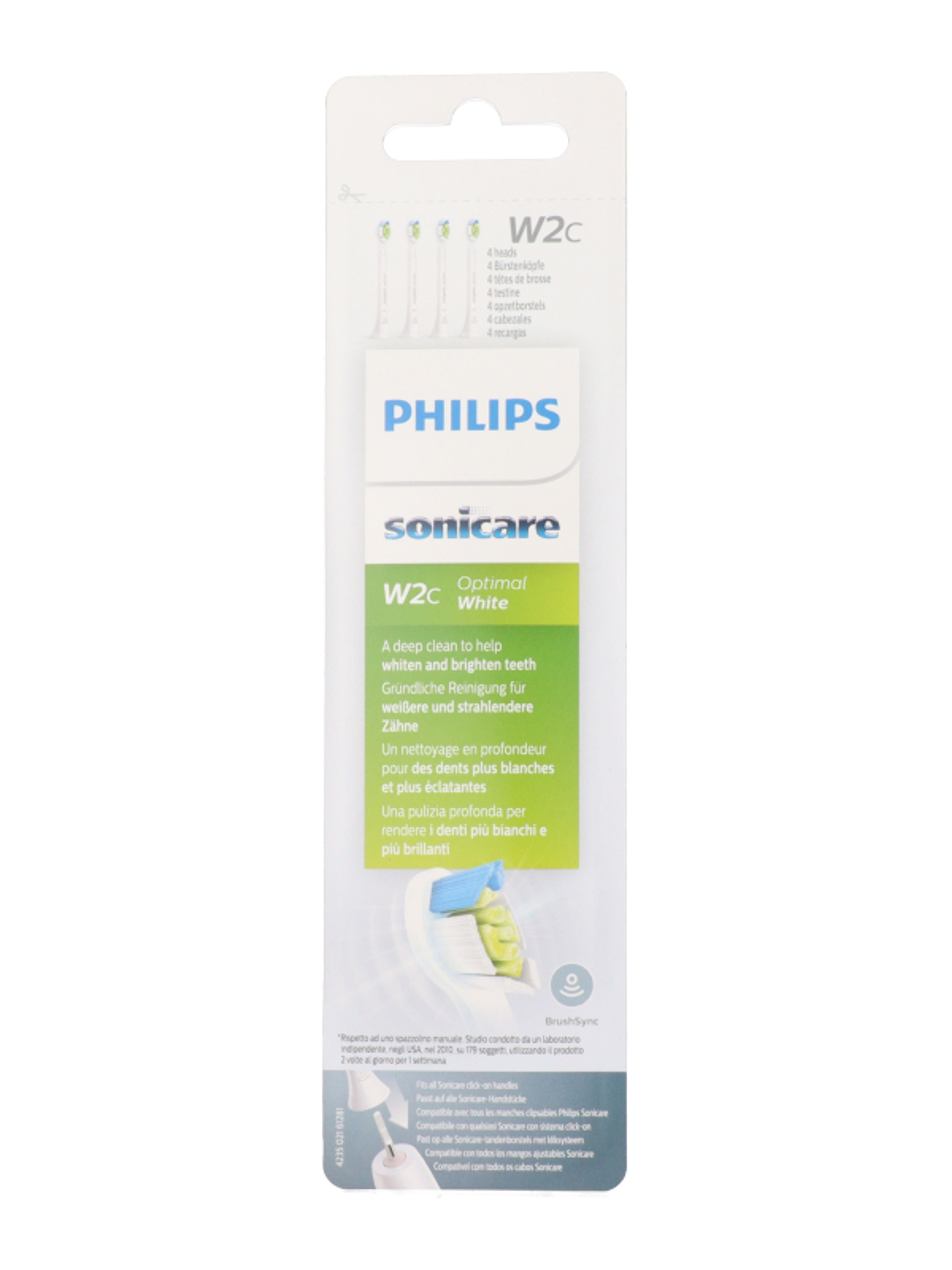 Philips Sonicare Optimal White Compact fogkefefej - 4 db