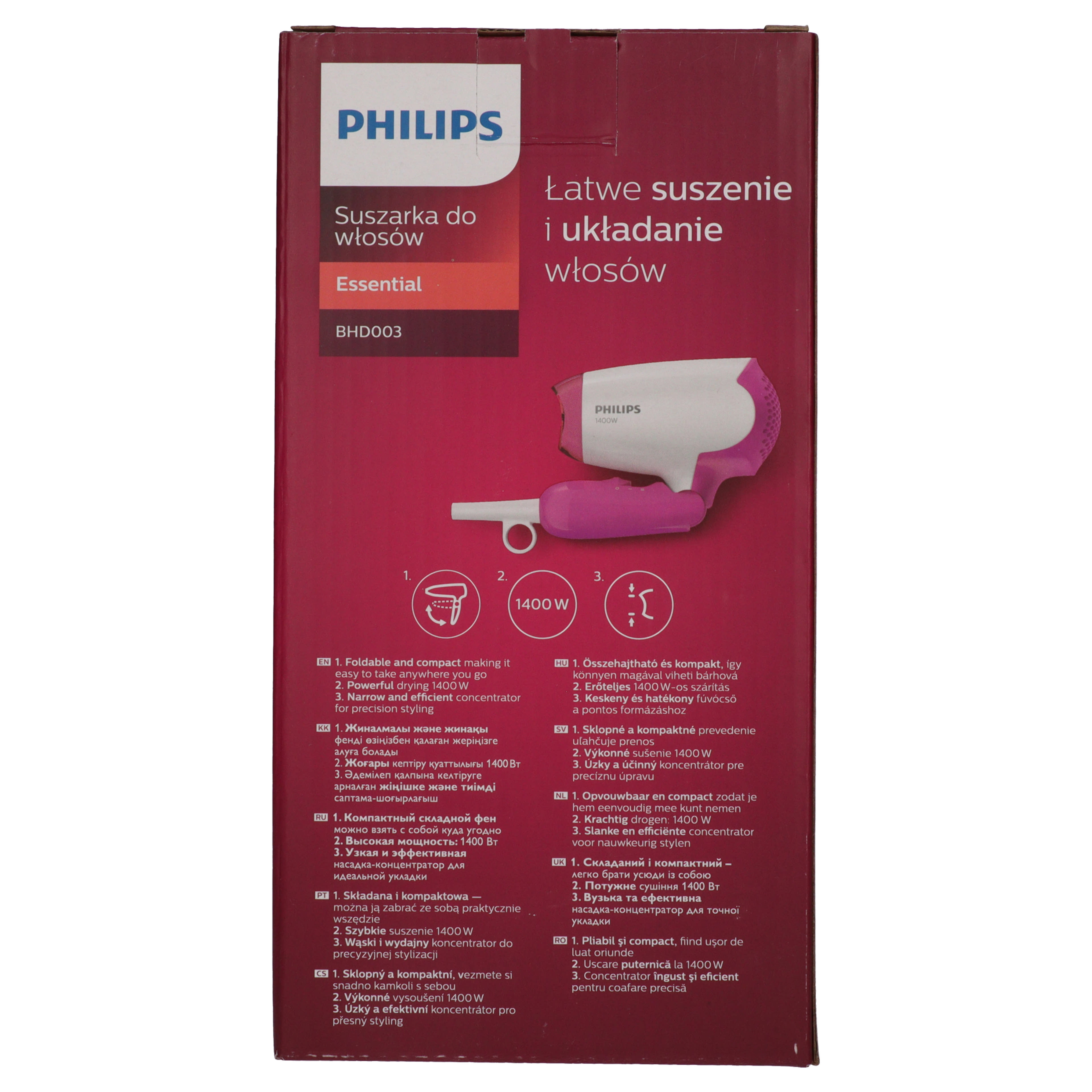 Philips hajszárító 1400W - 1 db-3