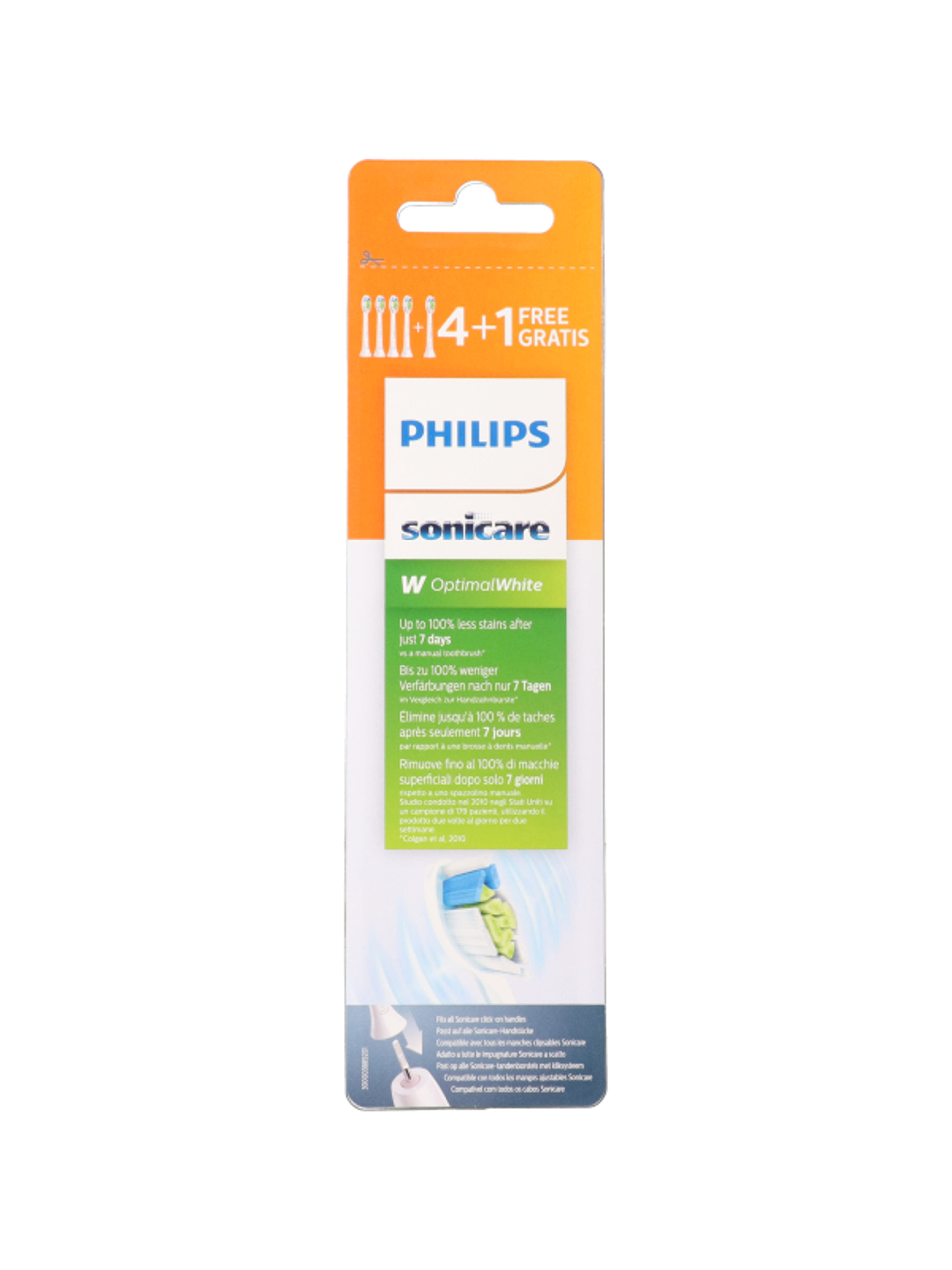 Philips Sonicare Optimal White elektromos fogkefe pótfej - 5 db