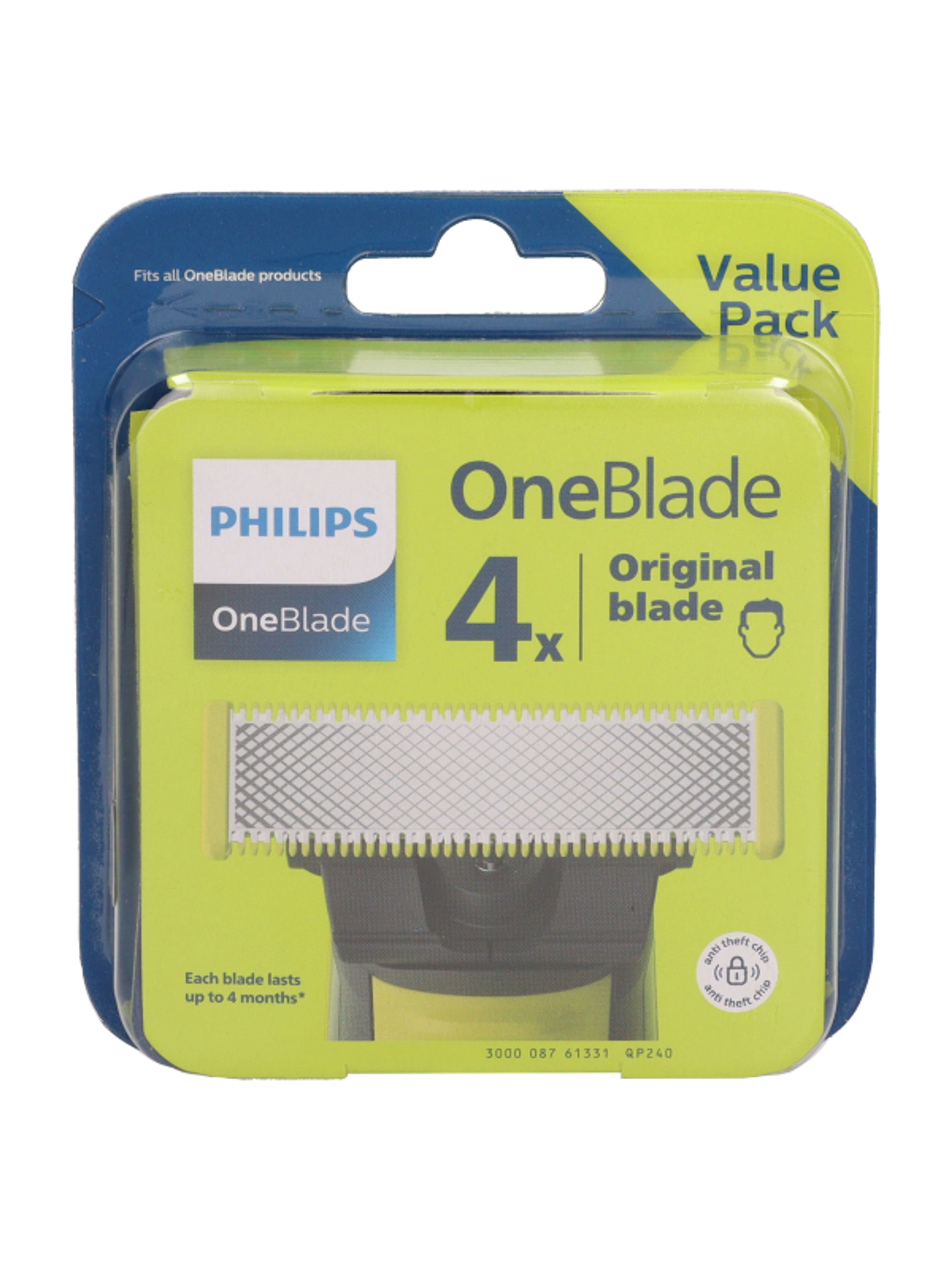 Philips OneBlade penge QP240/50 - 4 db-1