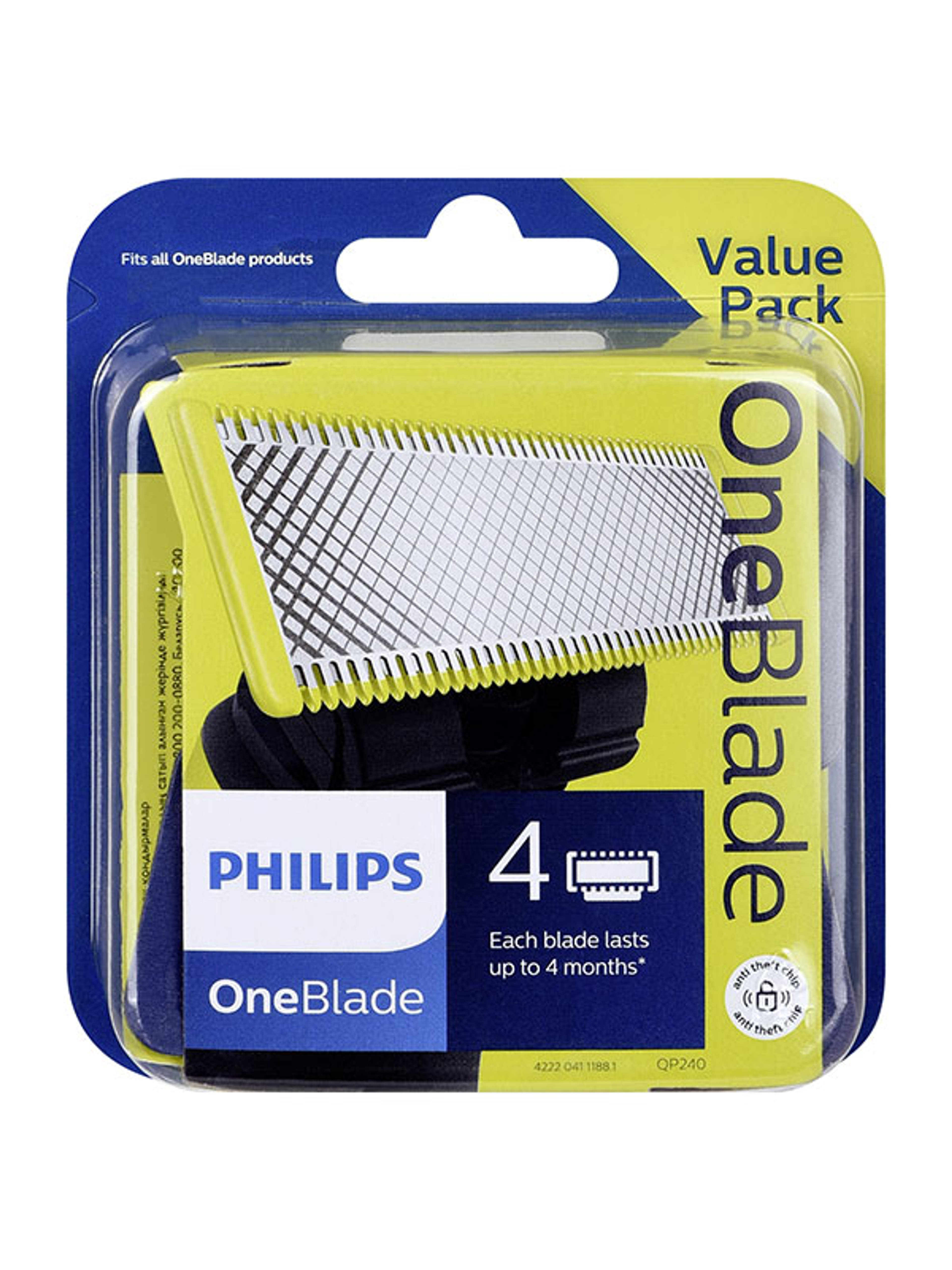 Philips OneBlade penge QP240/50 - 4 db