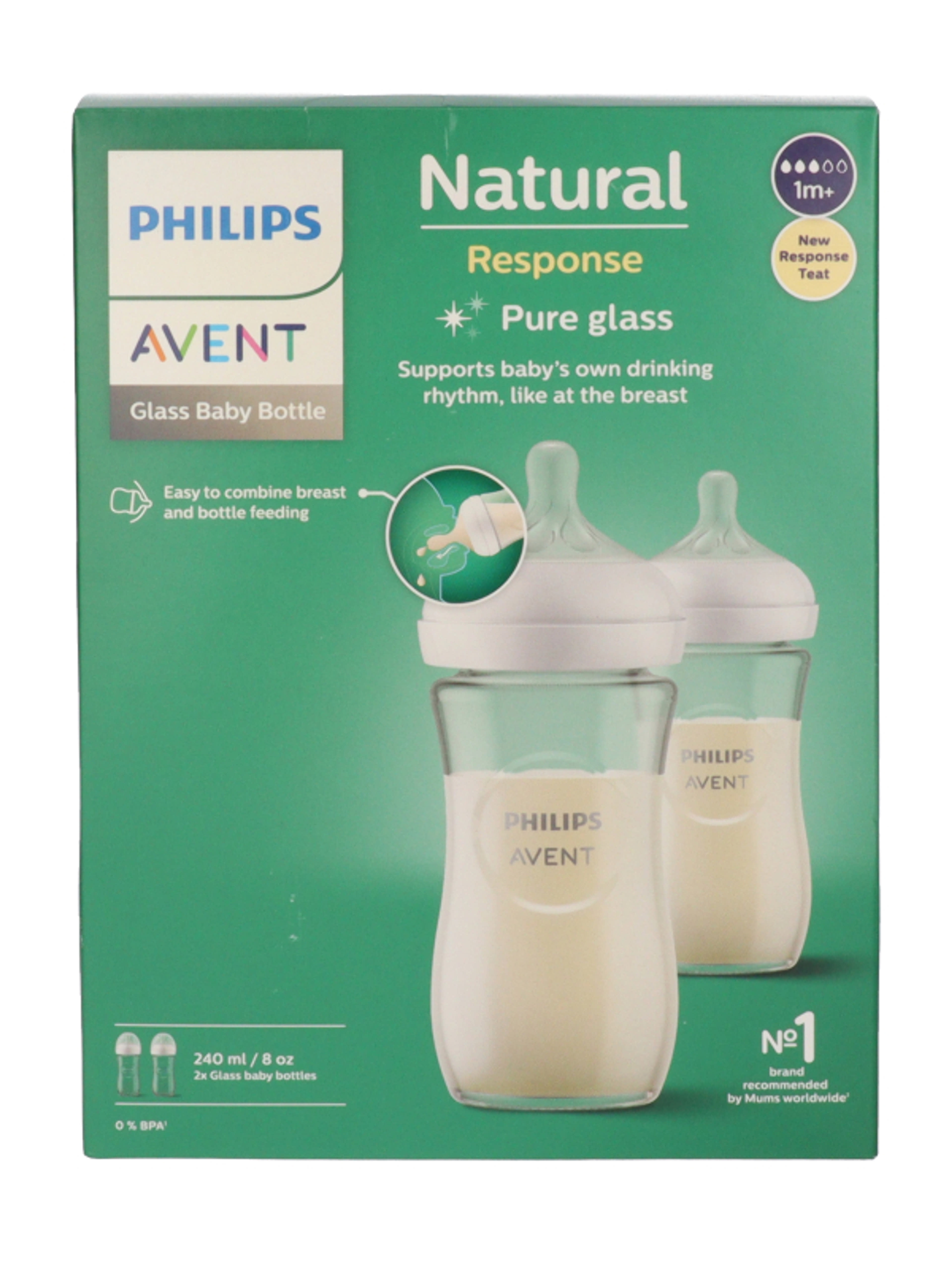 Philips Avent Natural cumisüveg 240 ml - 2 db-2