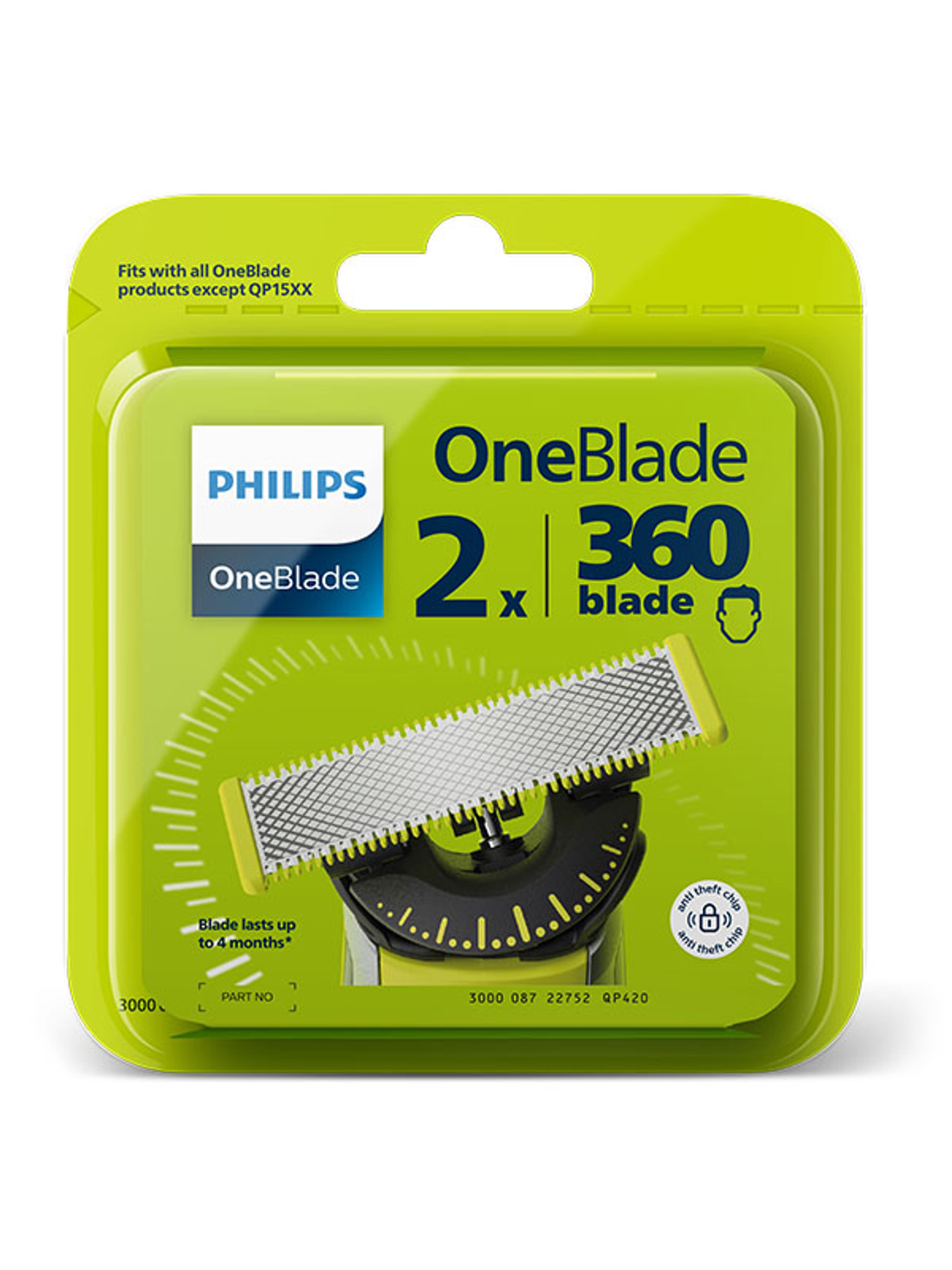 Philips OneBlade QP420/50 360 penge - 2 db-1
