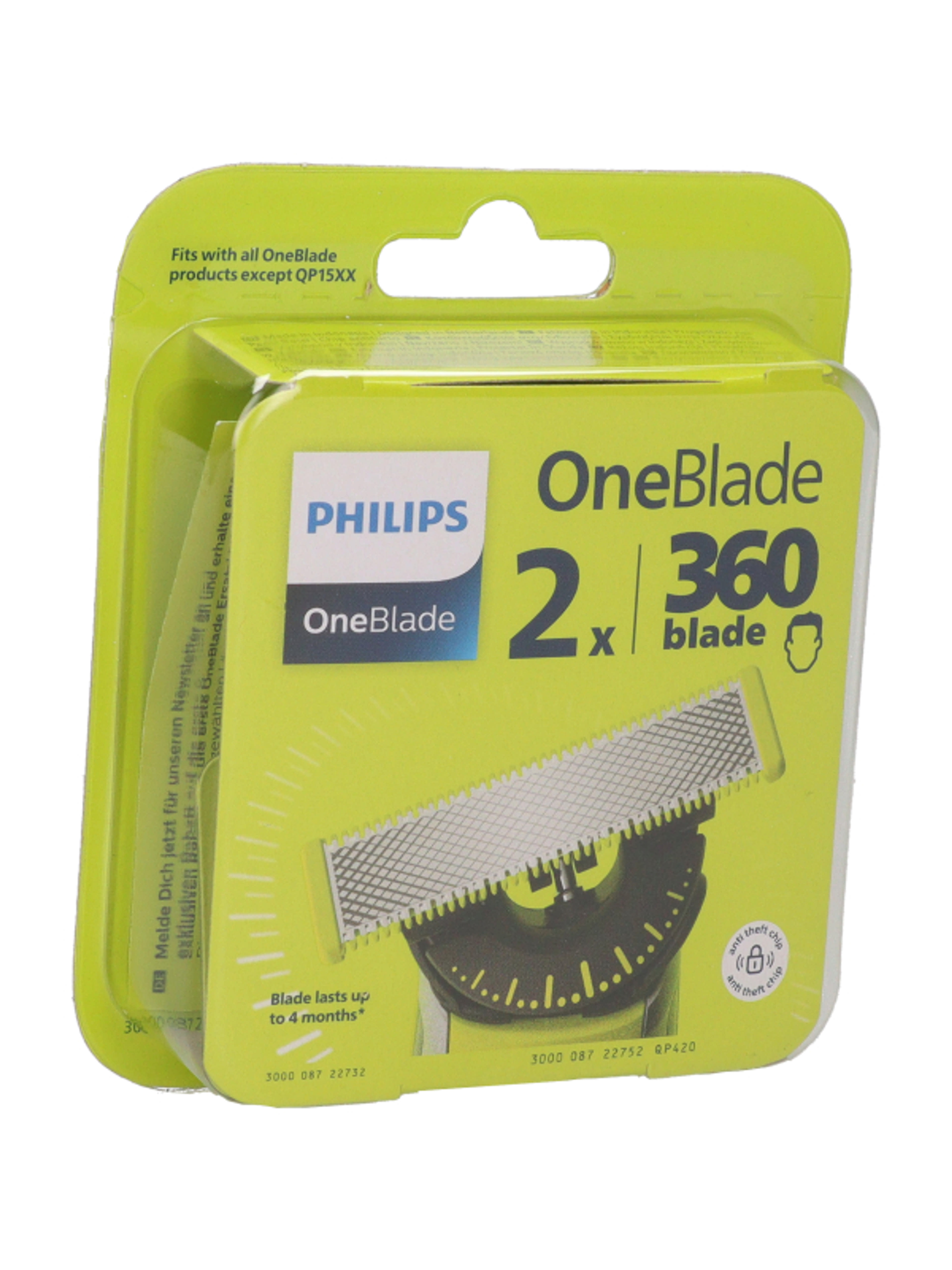 Philips OneBlade QP420/50 360 penge - 2 db-4