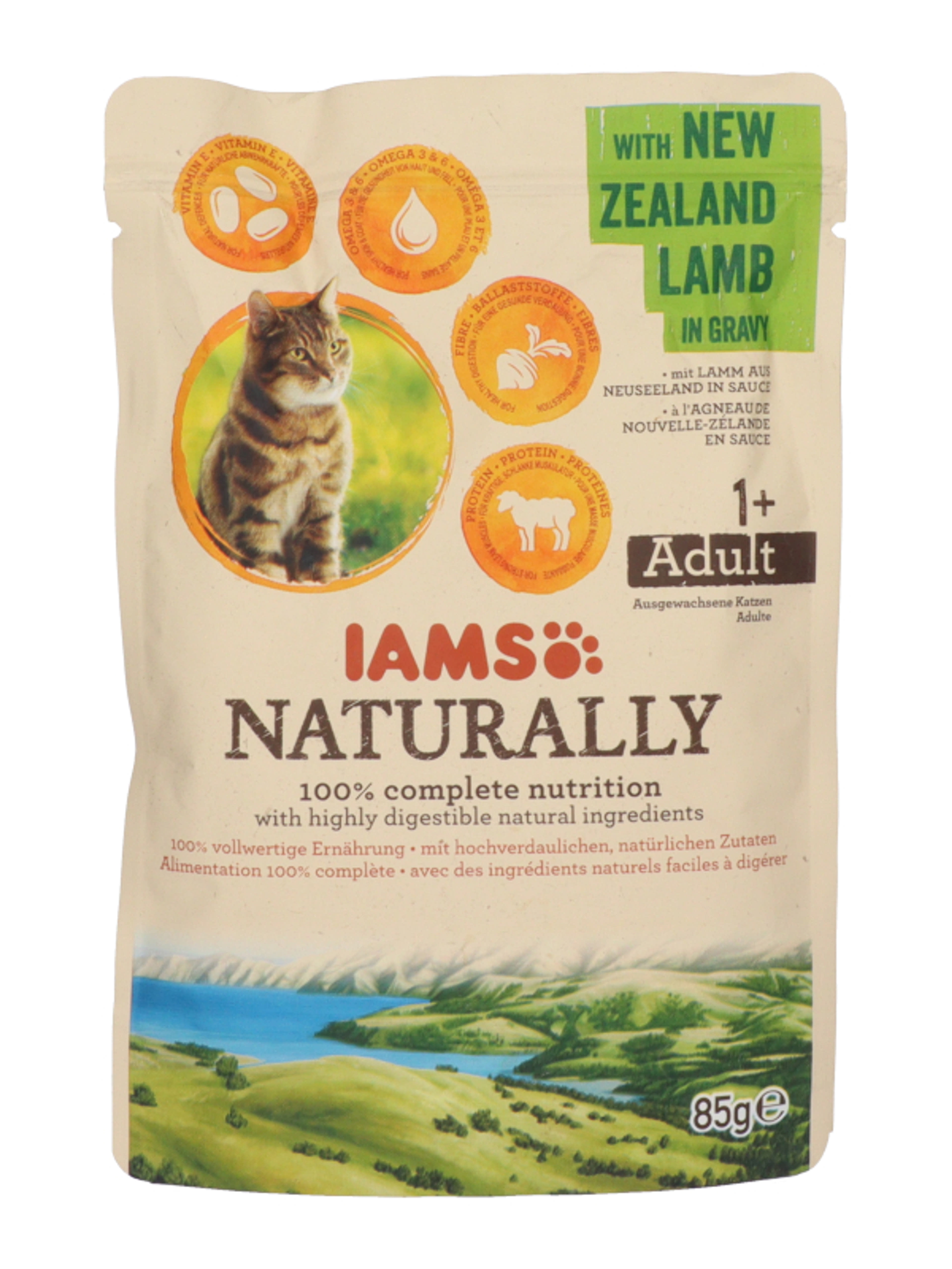 IAMS Naturally alutasak macskáknak, báránnyal - 85 g-2
