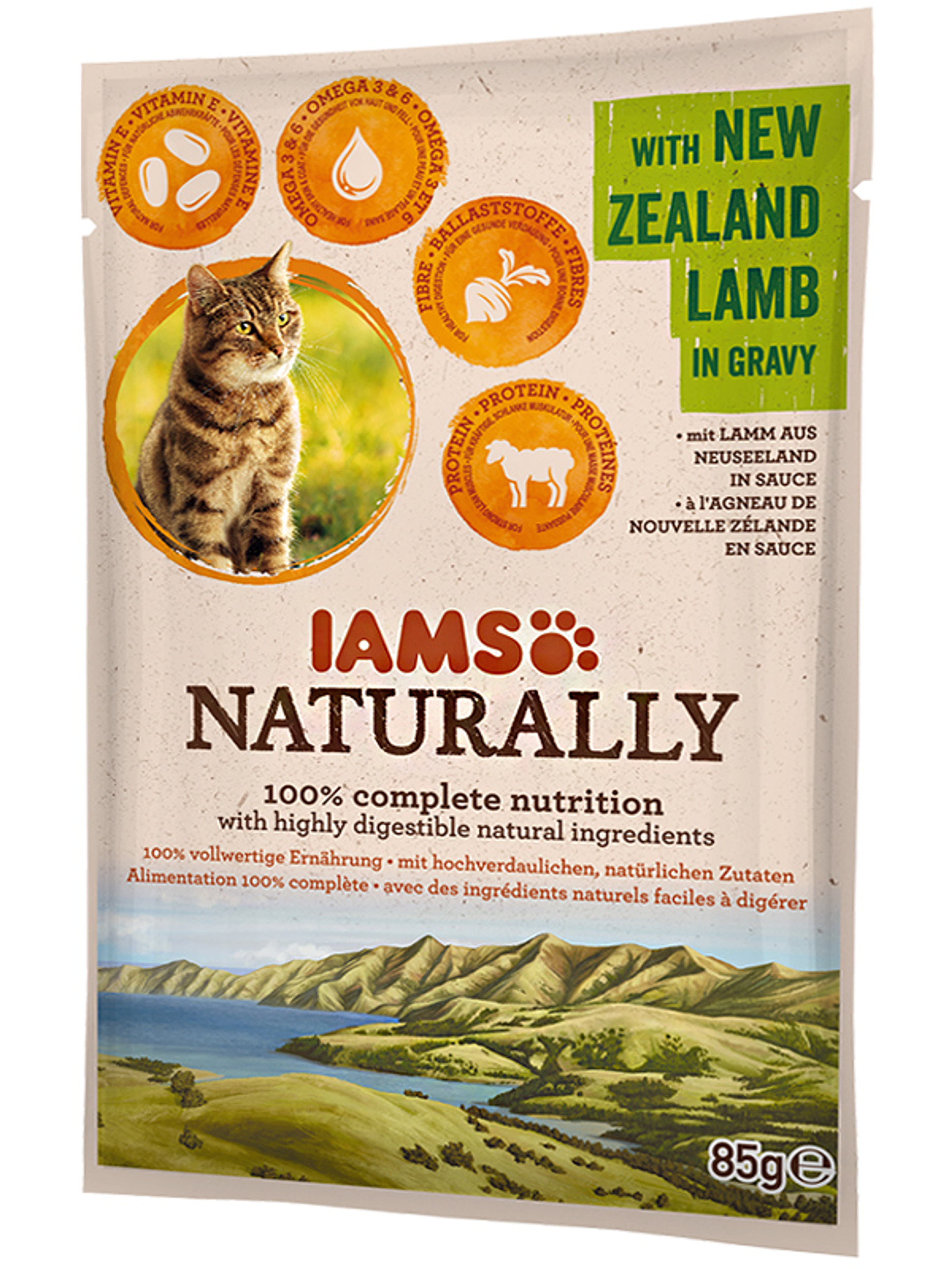 IAMS Naturally alutasak macskáknak, báránnyal - 85 g-2