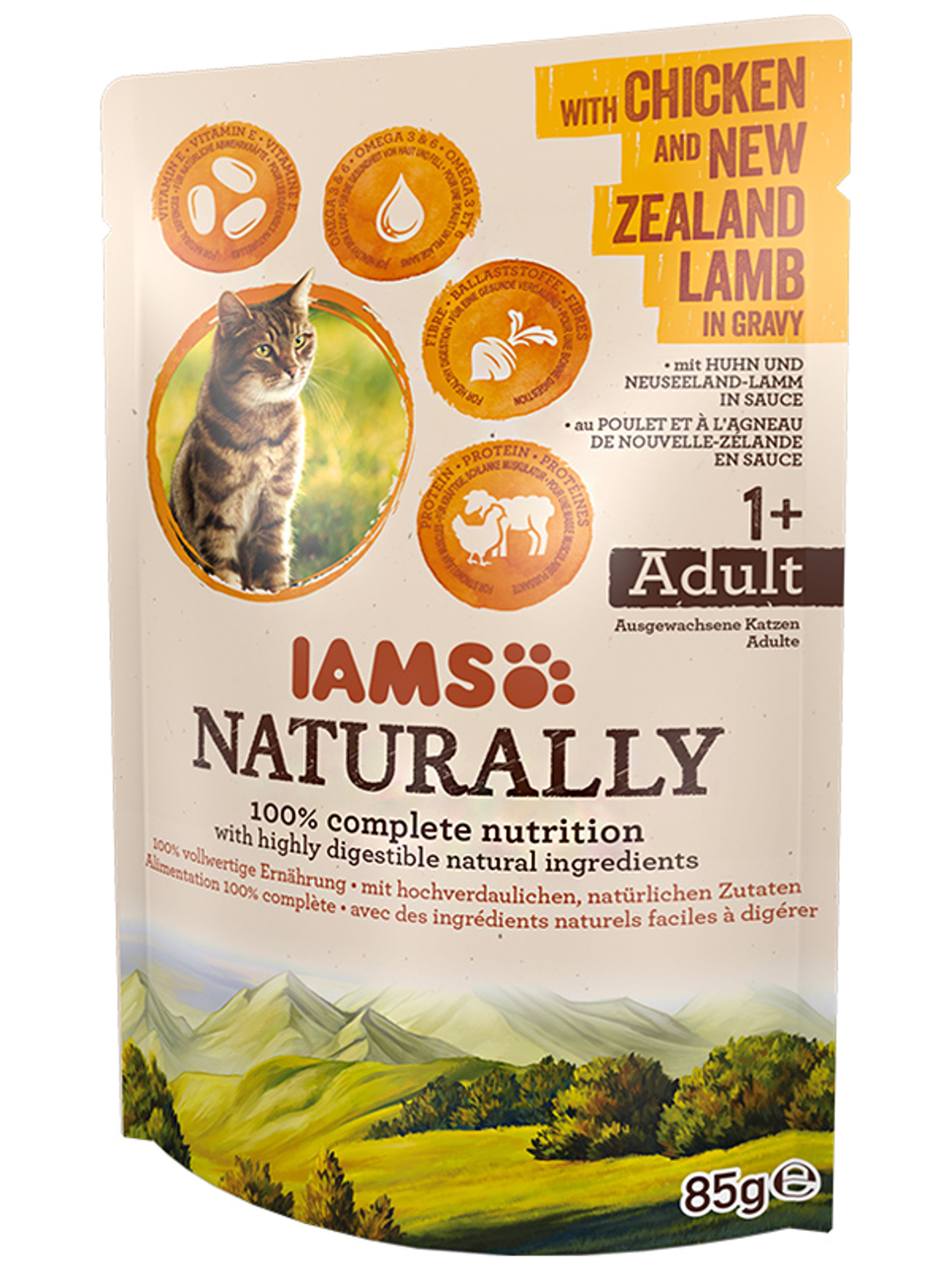 IAMS Naturally alutasak macskáknak, bárány-csirke - 85 g-2