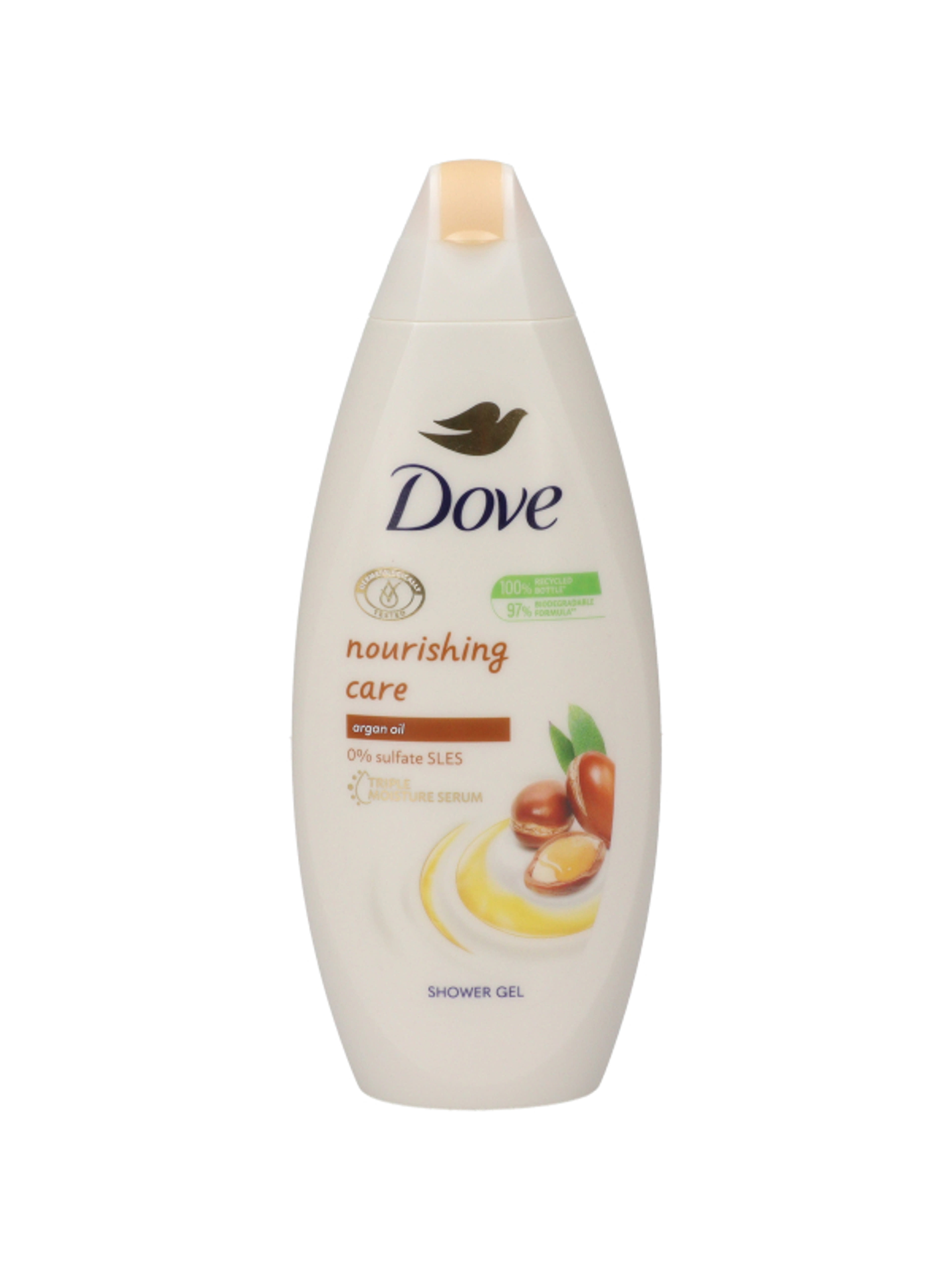 Dove Nourishing Care & Oil krémtusfürdő marokkói argán olajjal - 250 ml-3