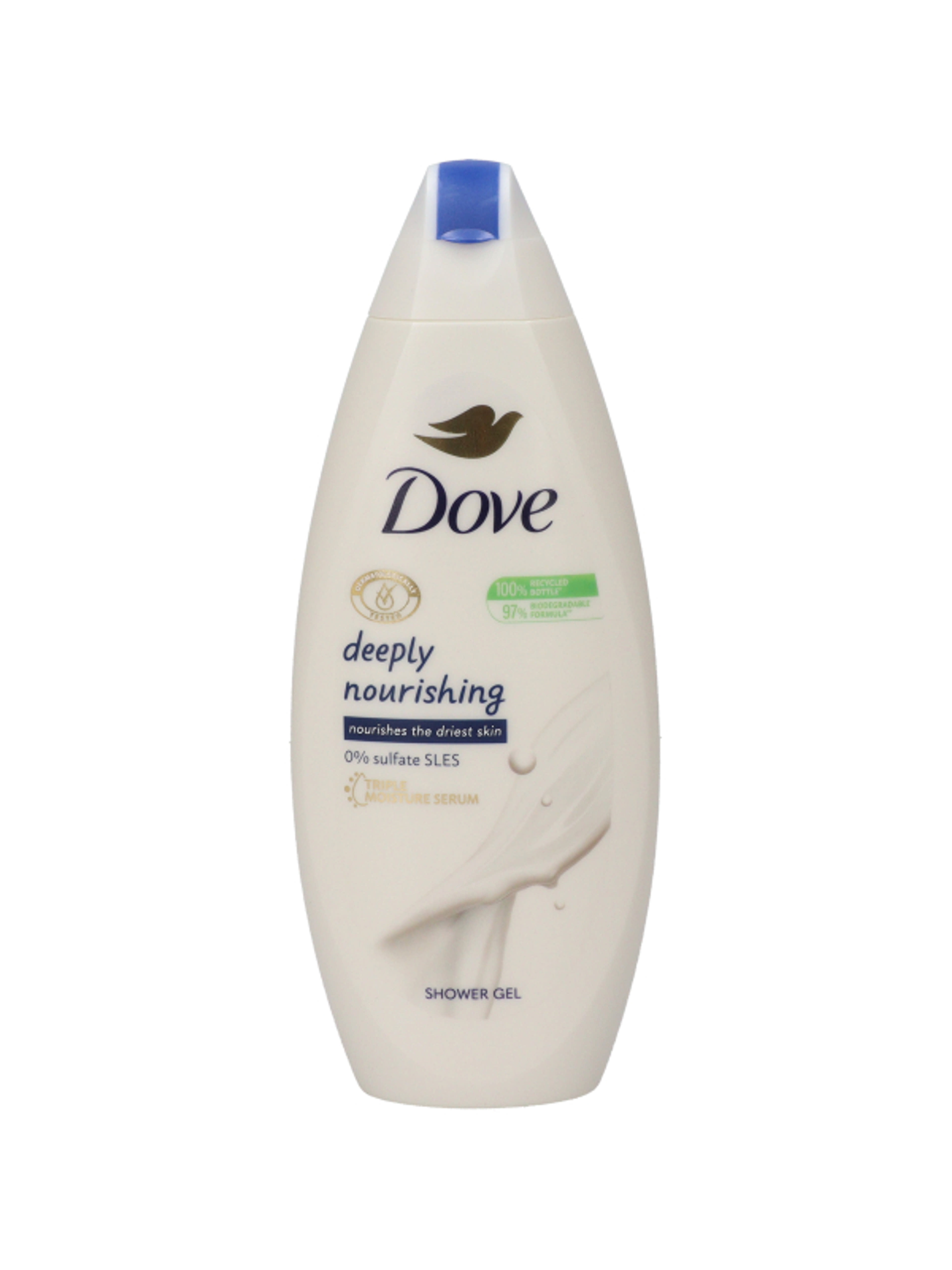 Dove Deeply Nourishing bőrtápláló krémtusfürdő - 250 ml-3