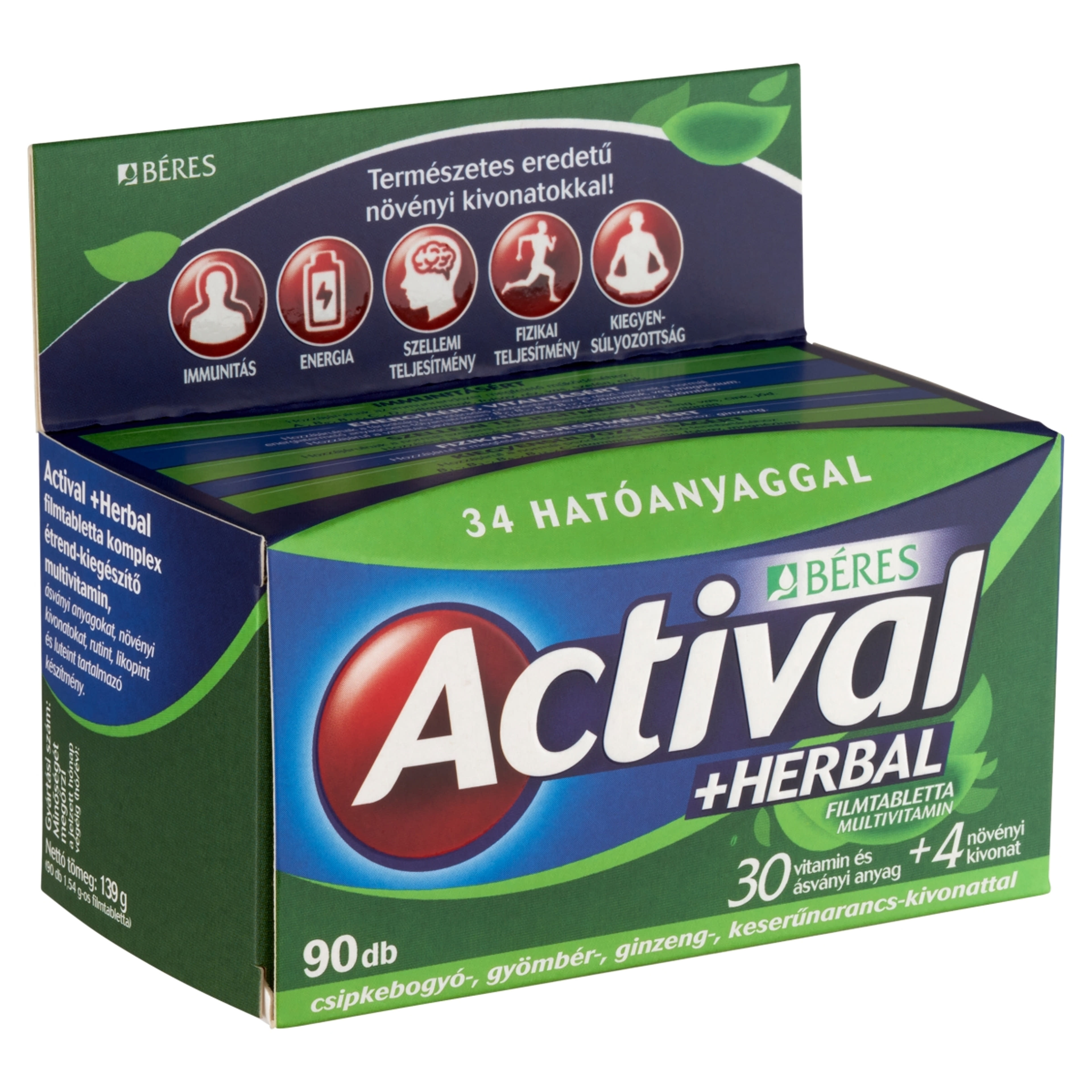 Actival Herbal multivitamin filmtabletta - 90 db-4