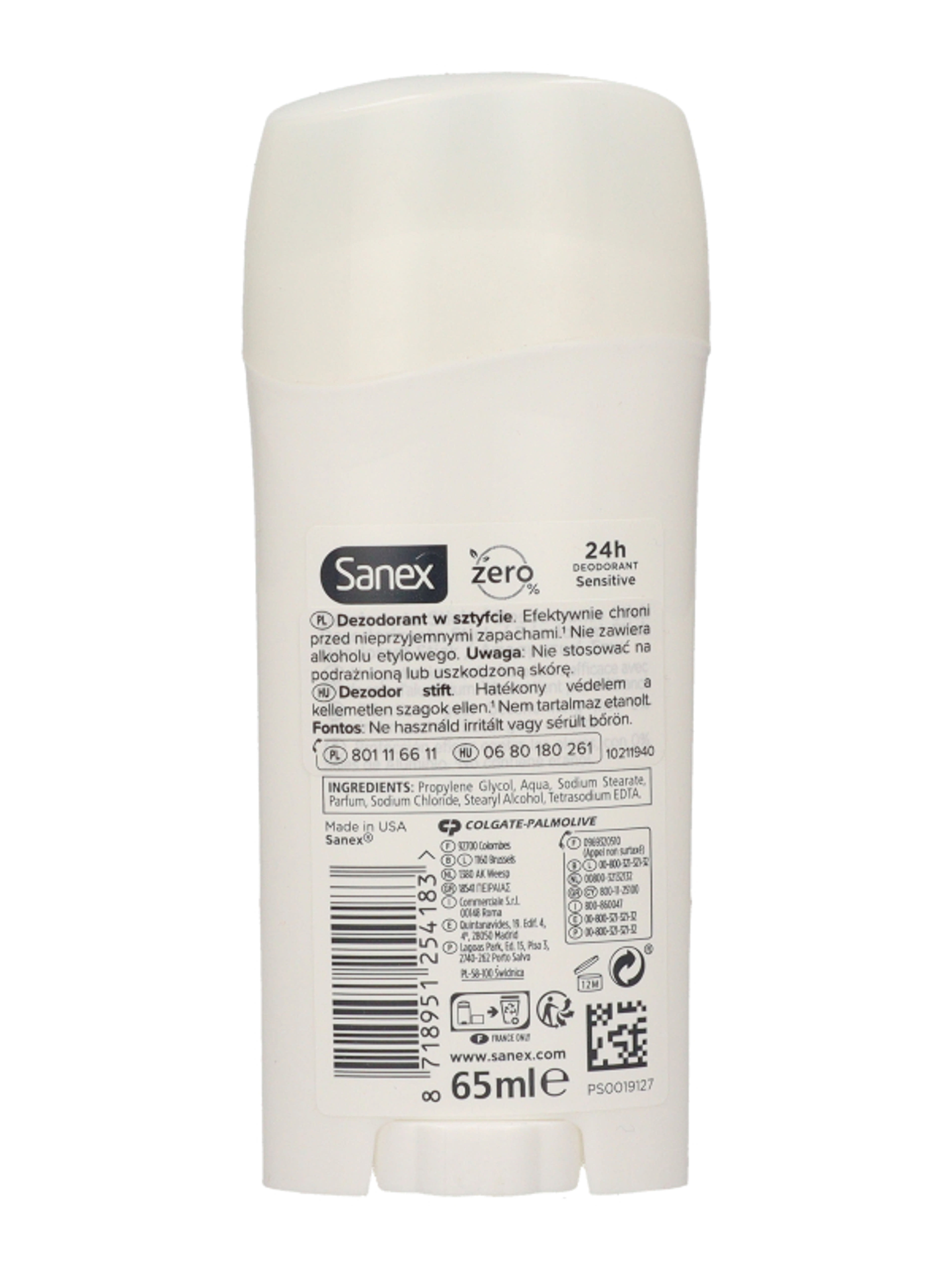 Sanex Zero% Sensitive dezodor stift - 65 ml-6