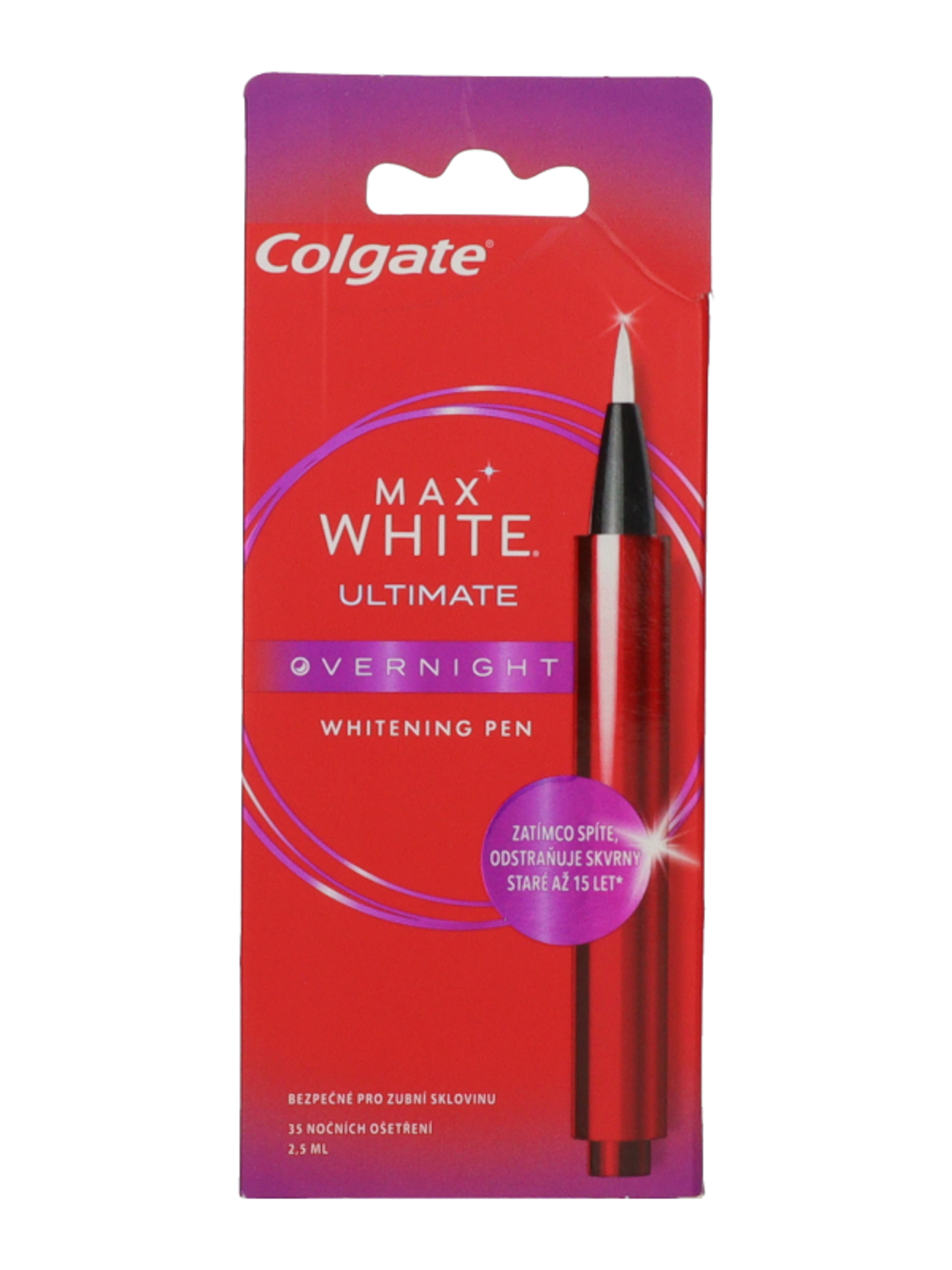 Colgate Max White Ultimate éjszakai fogfehérítő toll - 2,5 ml-11