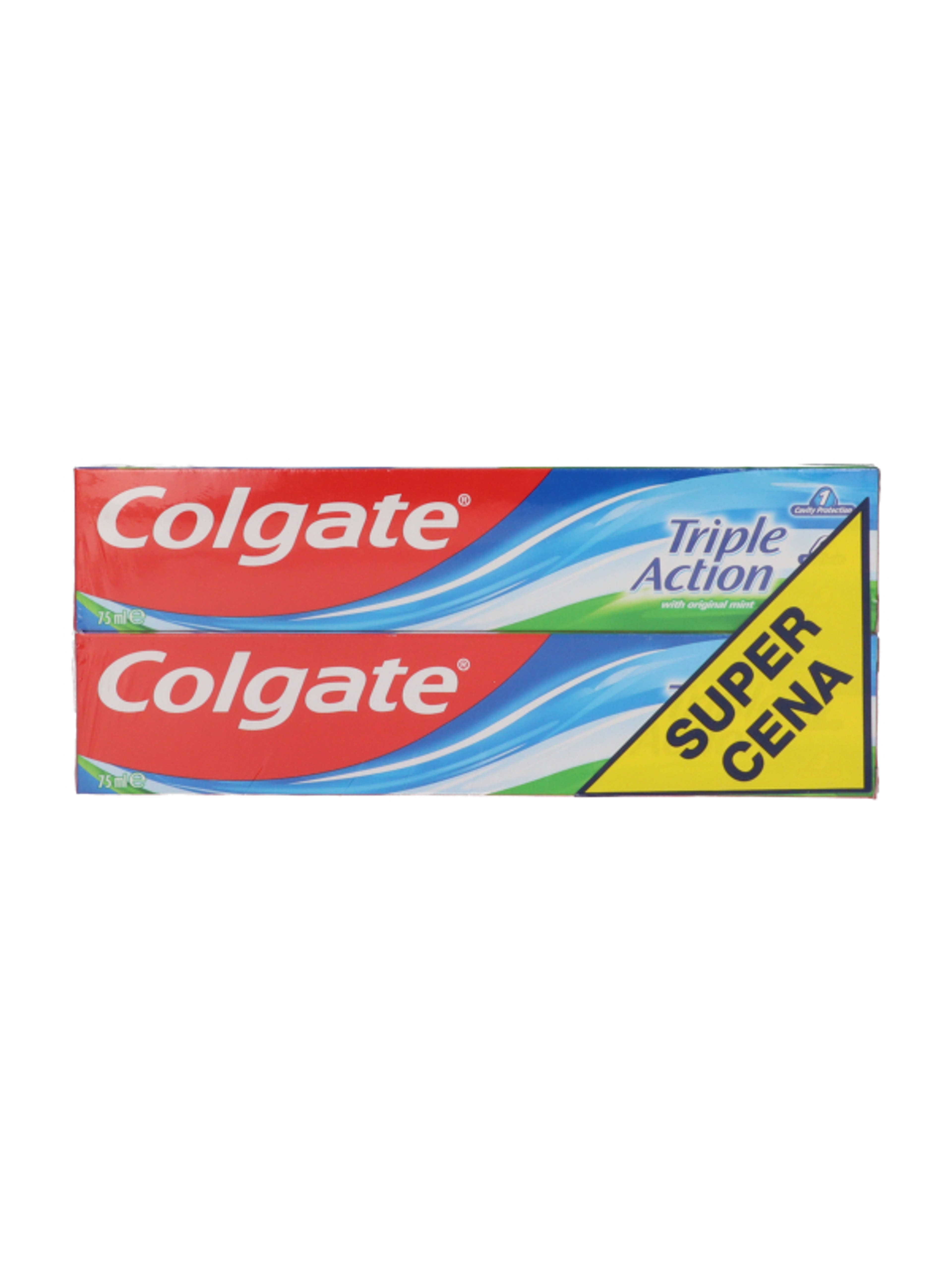 Colgate Triple Action fogkrém 2x75 ml - 150 ml