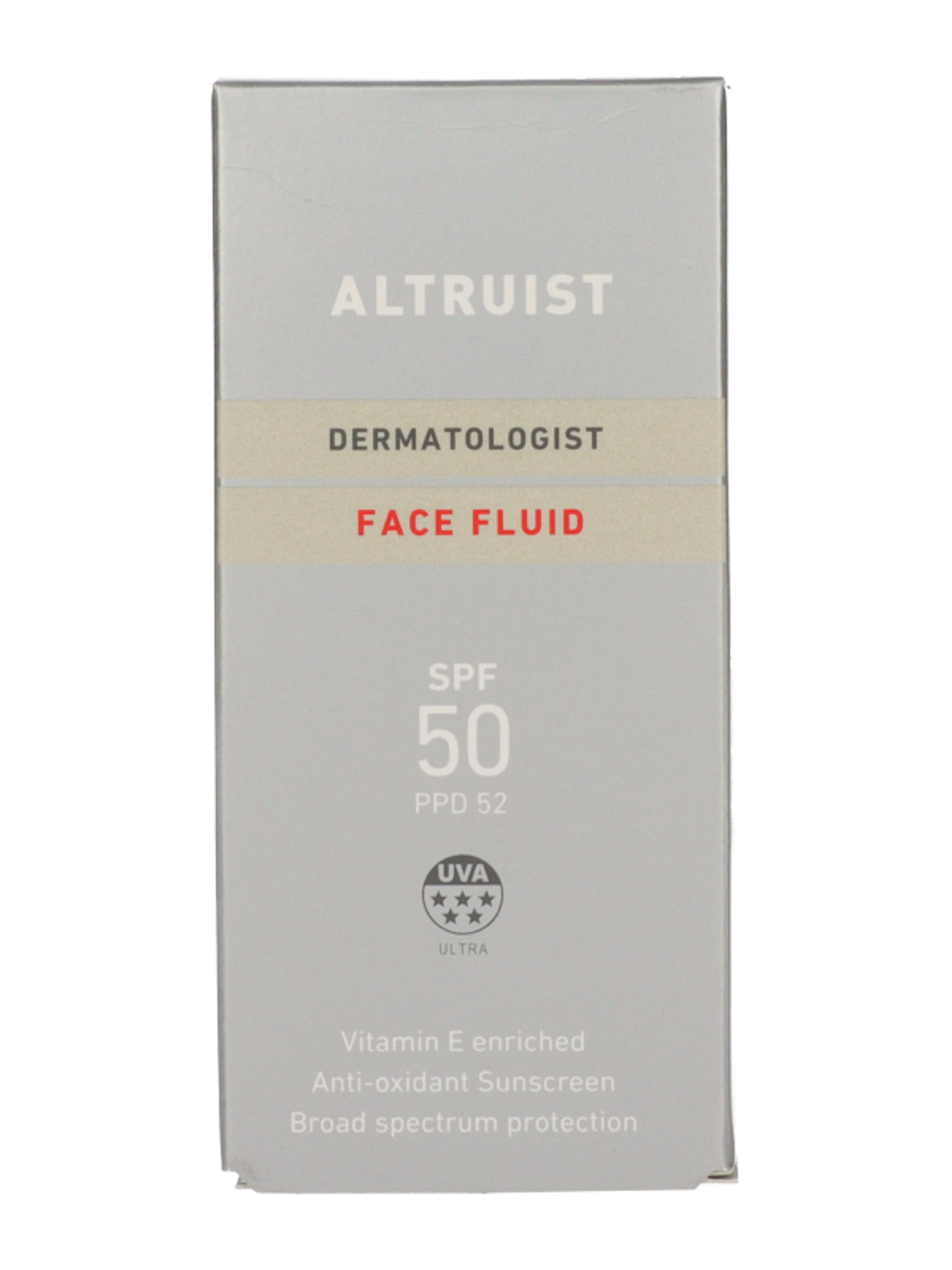 Altruist Dermatologist fényvédő fluid SPF50 - 50 ml