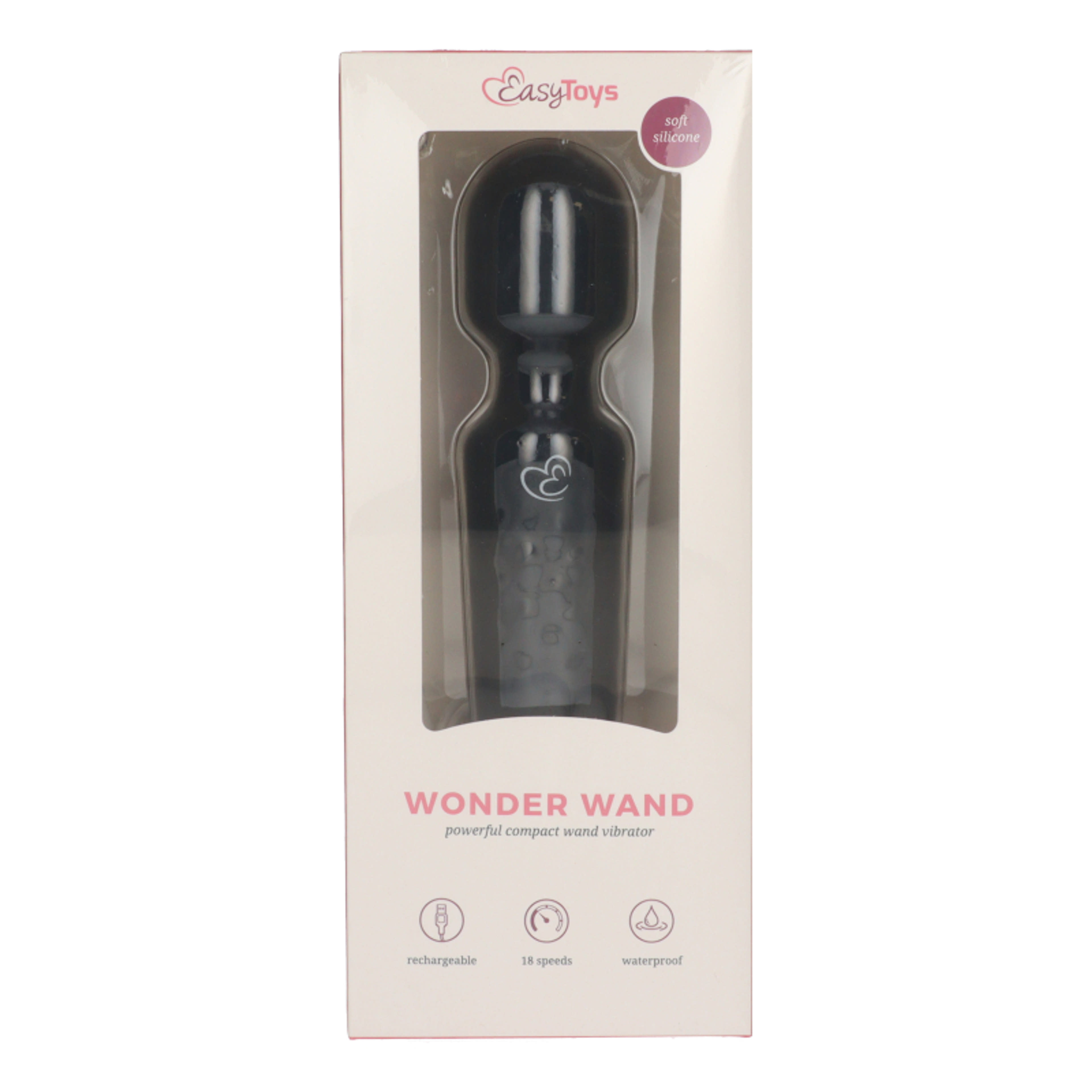 Easytoys akkus masszírozó vibrátor /fekete - 1 db-1