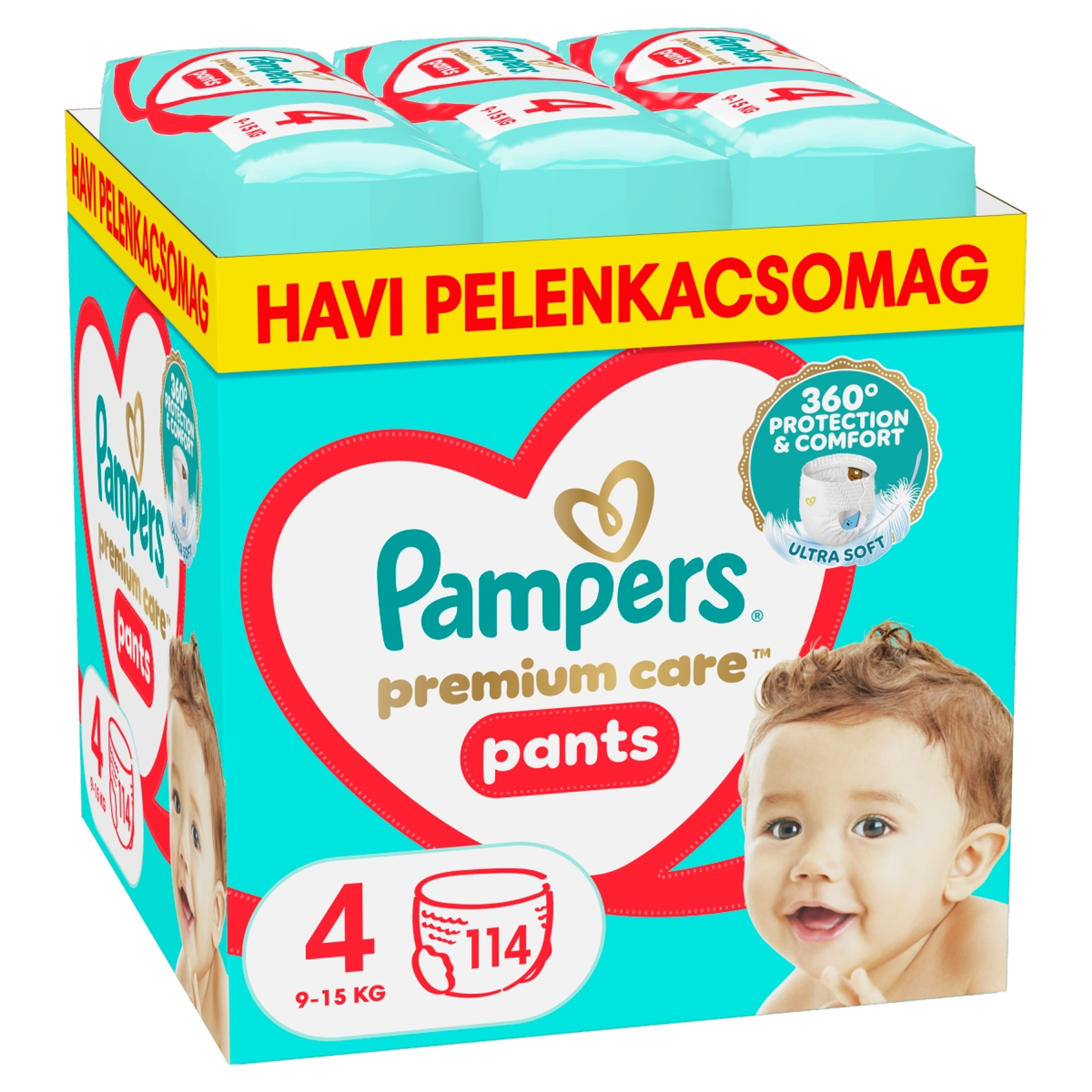 Pampers Premium Care bugyipelenka 4-es 9-15 kg - 114 db-7
