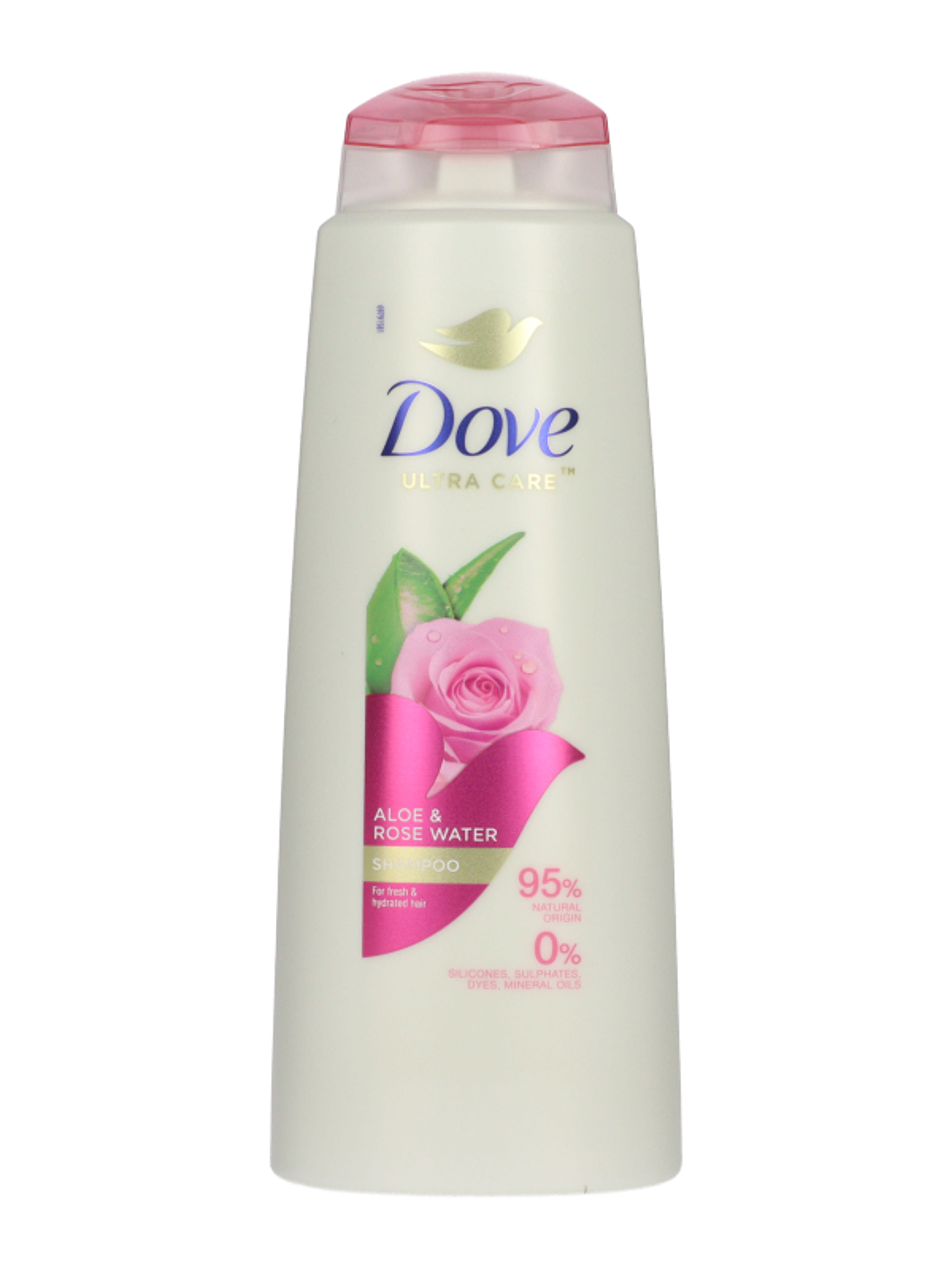 Dove Aloe Vera&Rose Water sampon száraz hajra - 400 ml-2