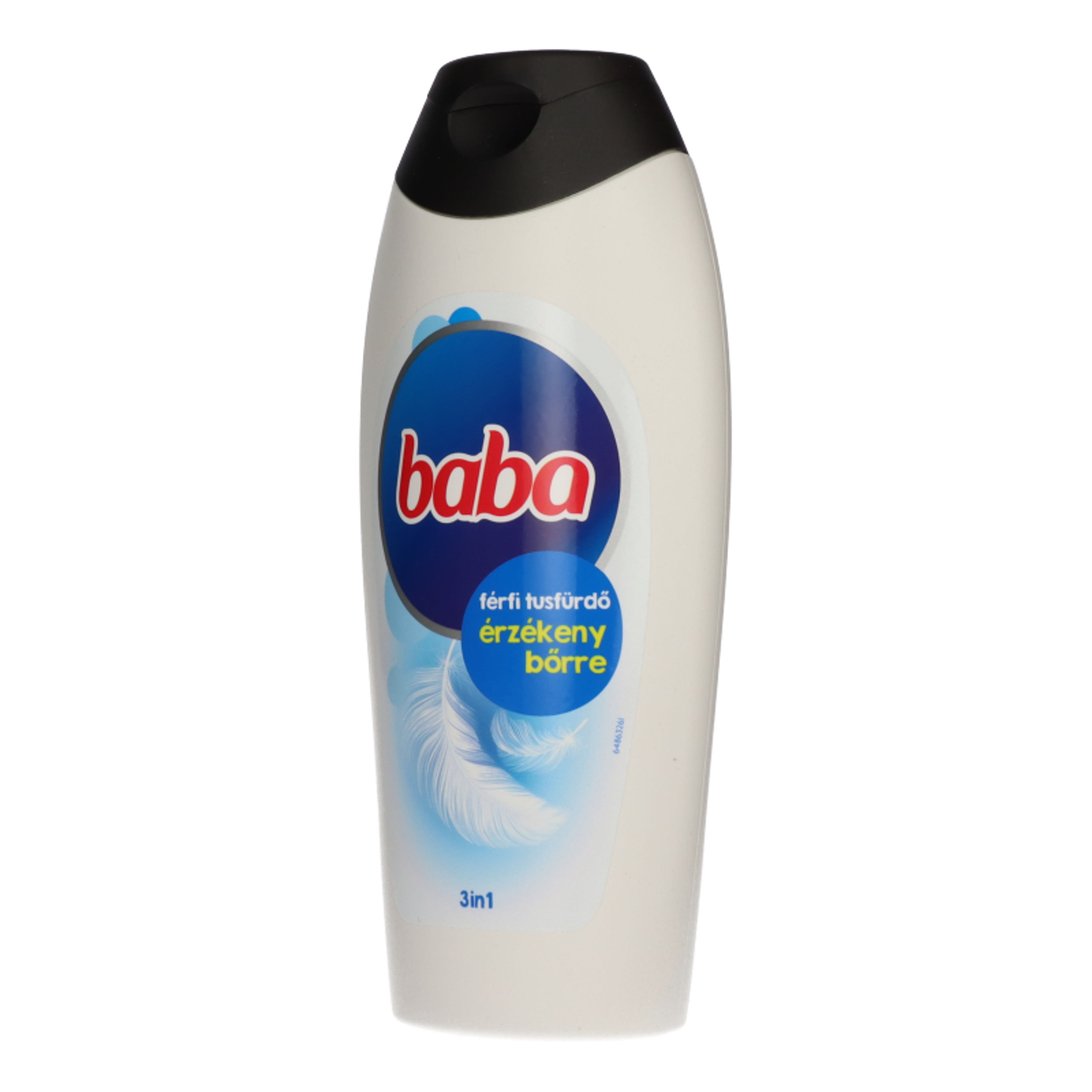 Baba 3in1 férfi tusfürdő érzékeny bőrre - 400 ml-3