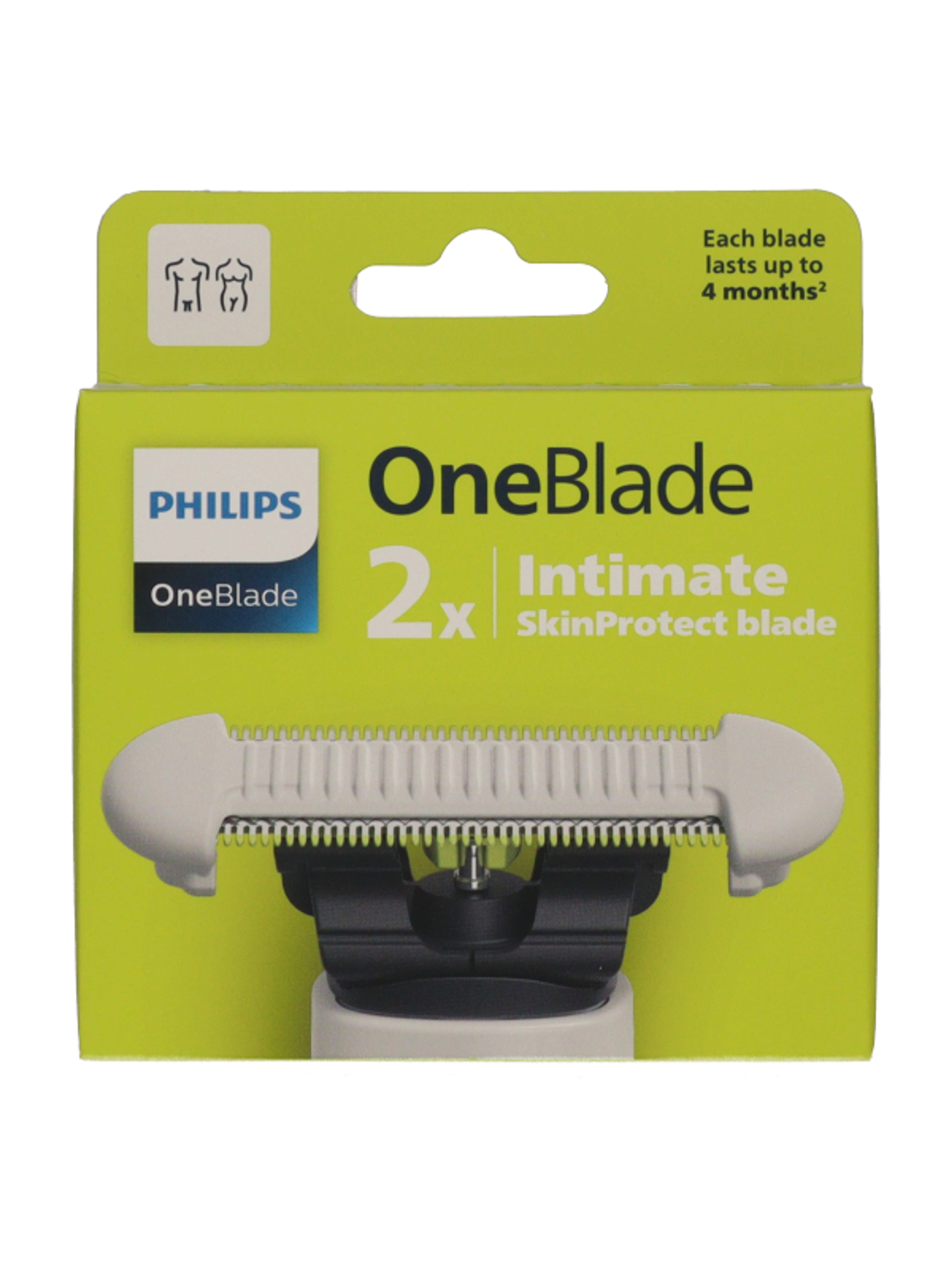 Philips OneBlade Intimate QP229/50 intim férfi penge - 2 db