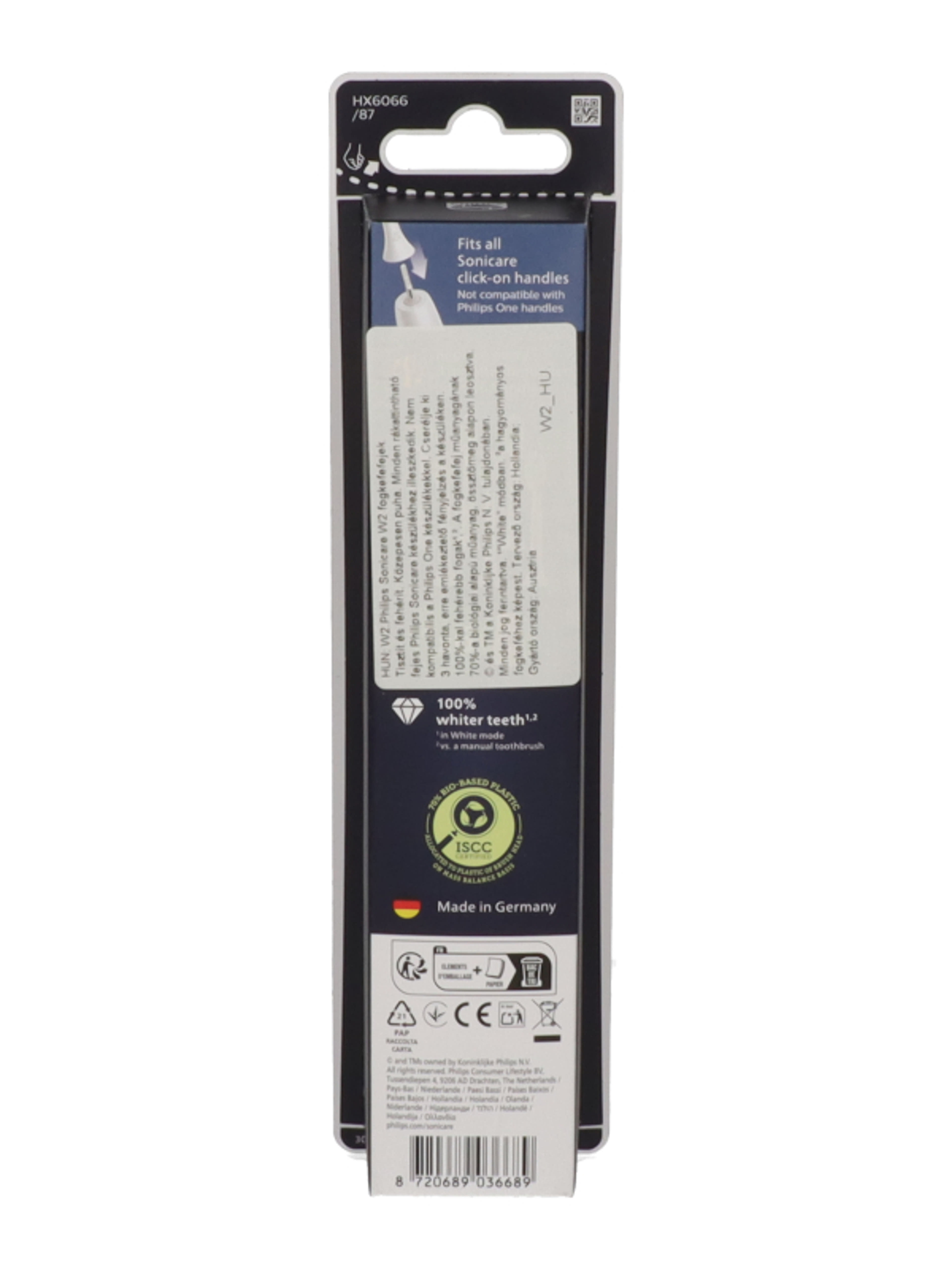 Philips Sonicare eelktromos fogkefefej /fehér - 6 db-2
