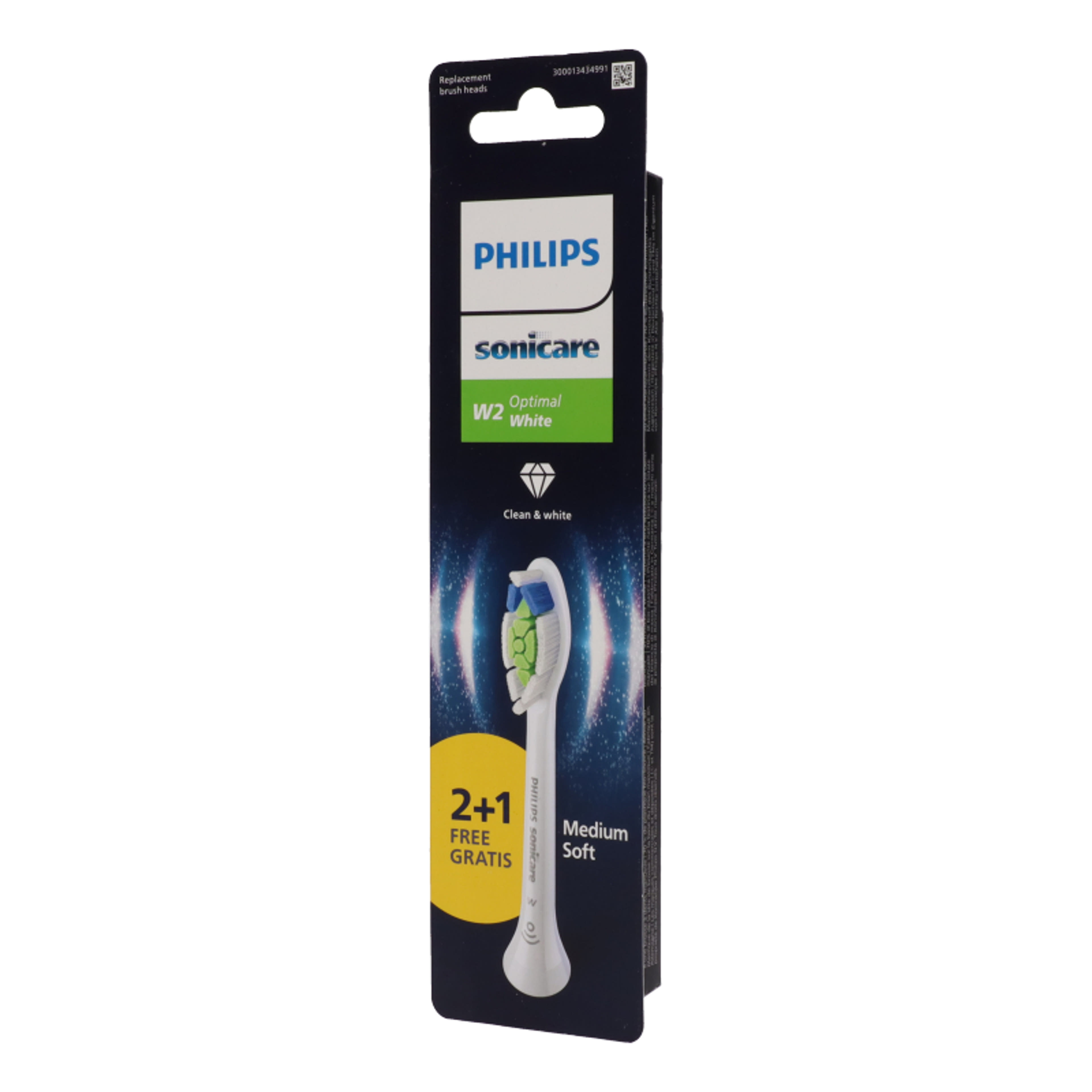 Sonicare Optimal White HX6063/87 standard fogkefefej /fehér - 3 db-2