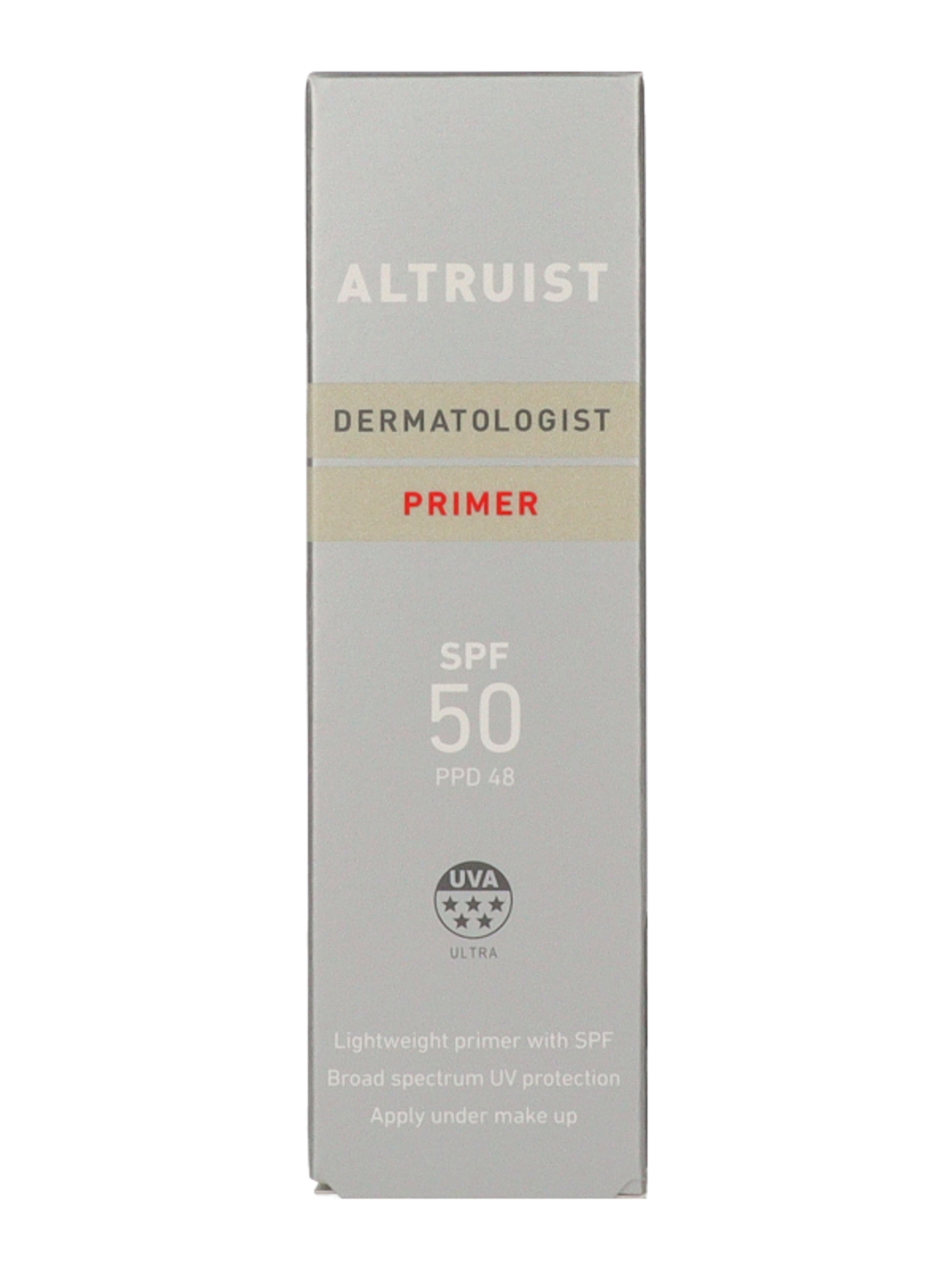Altruist Dermatologist fényvédő fluid és primer SPF50 - 30 ml-2