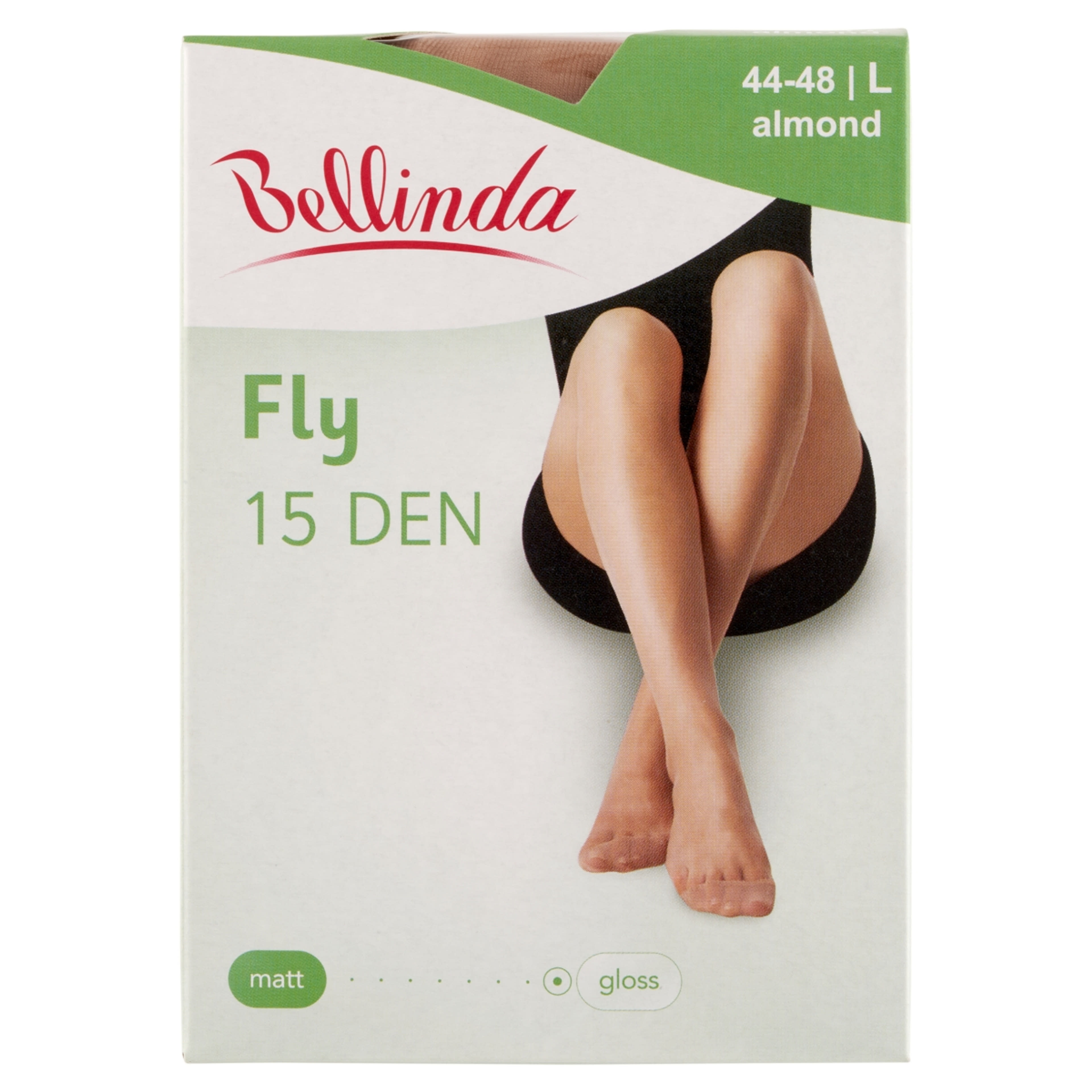 Bellinda Fly 15 Den Almond L Harisnya - 1 db