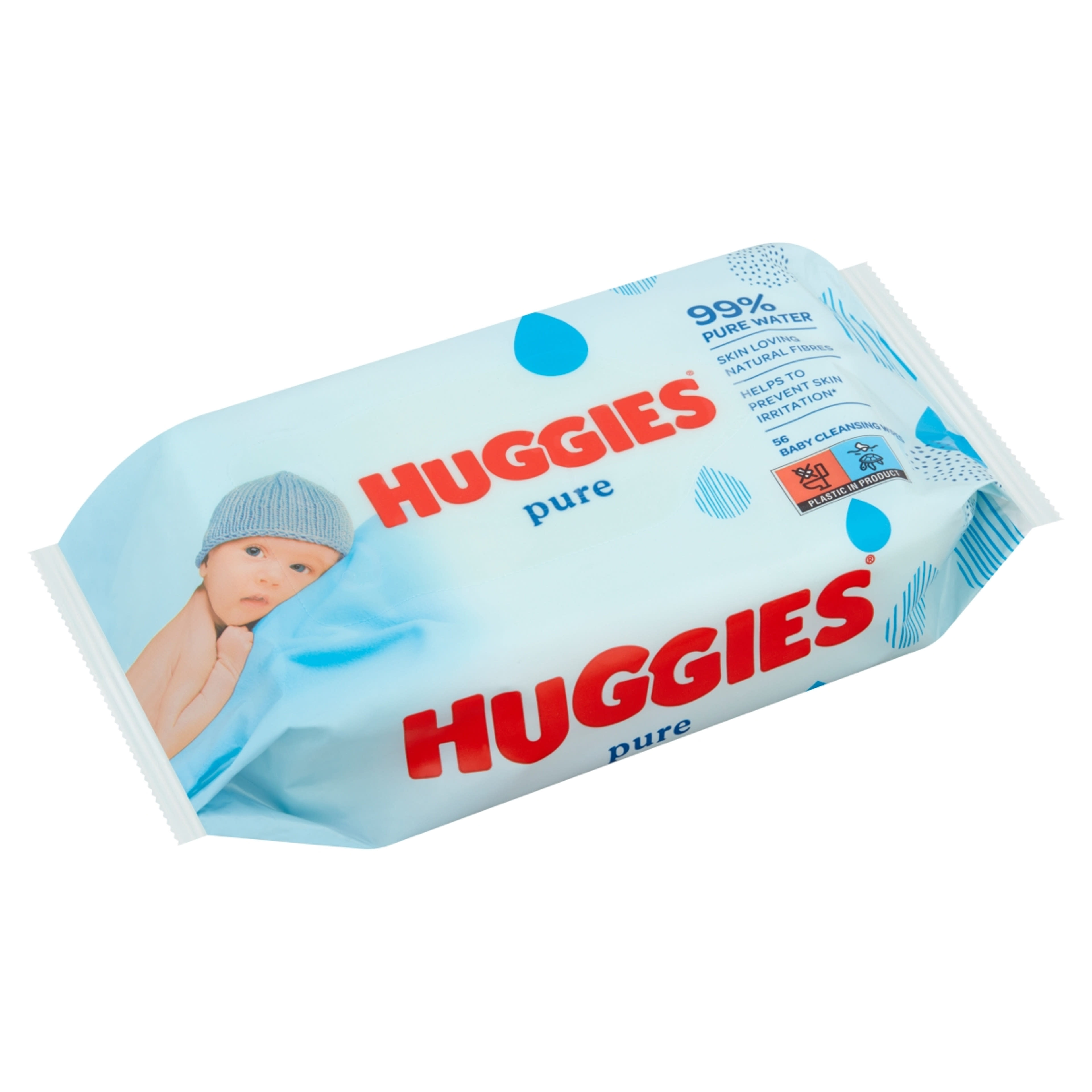 Huggies Pure törlőkendő - 56 db-2