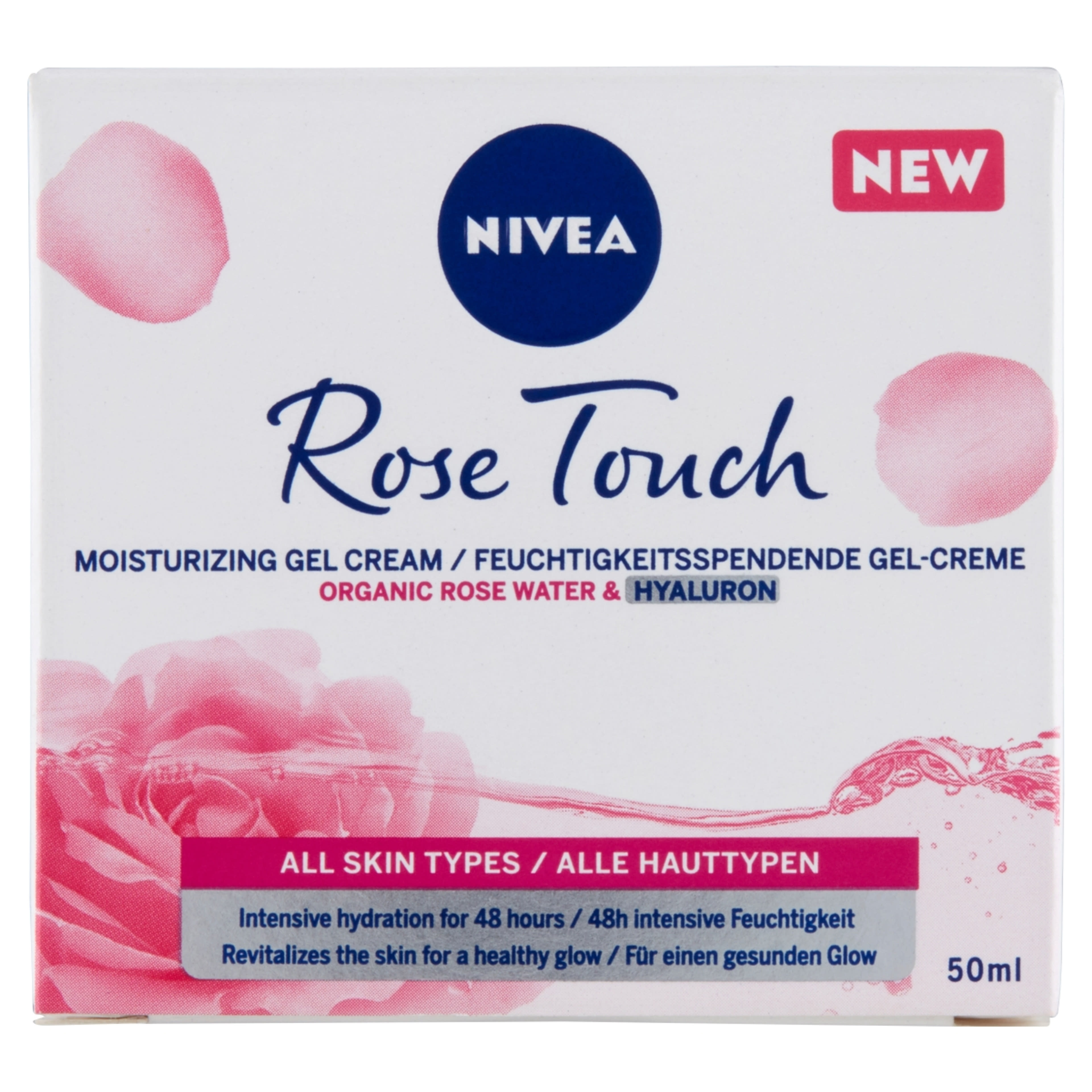 Nivea Rose Touch hidratáló krém-gél - 50 ml-1