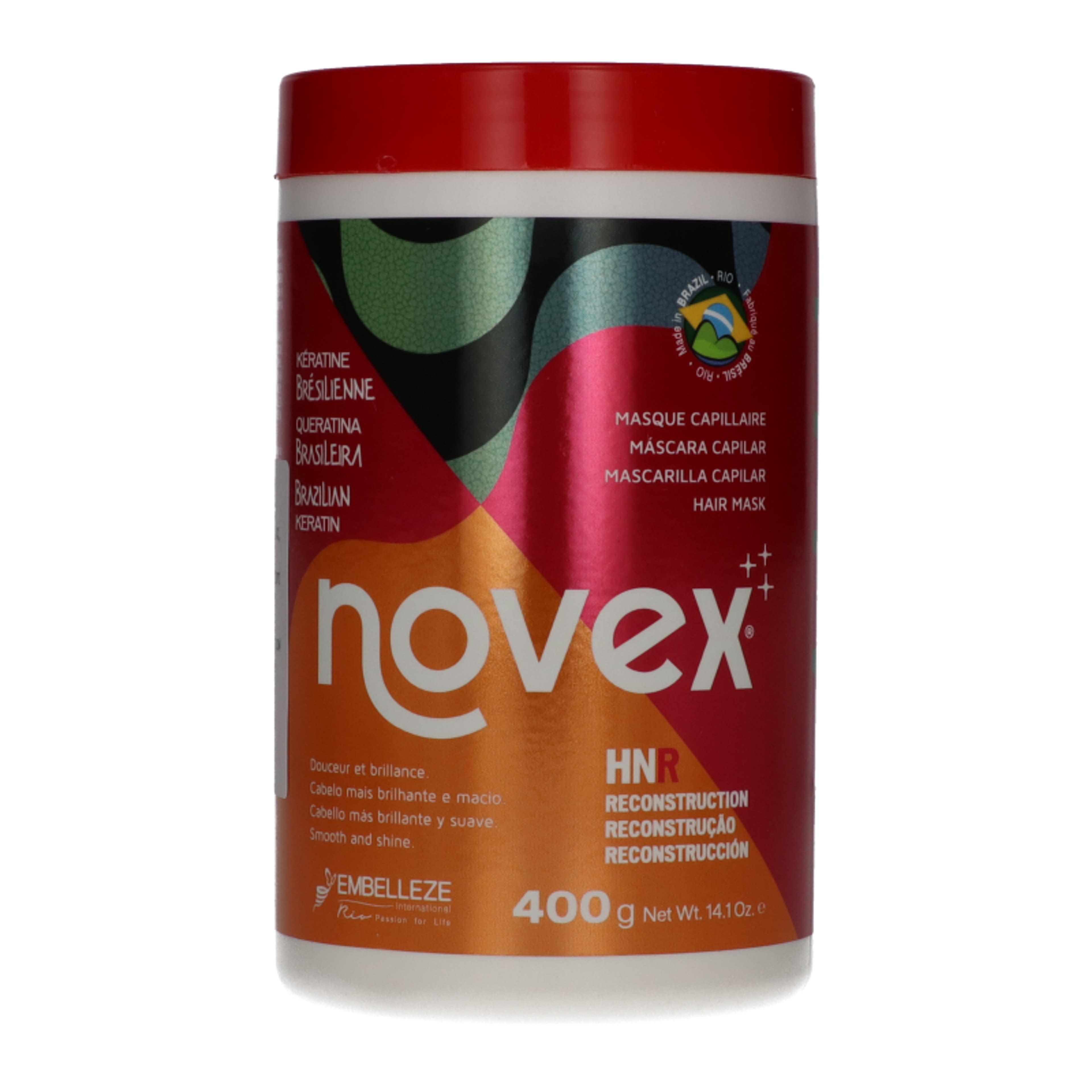Novex Brazilian Keratin hajpakoló krém - 400 ml-1