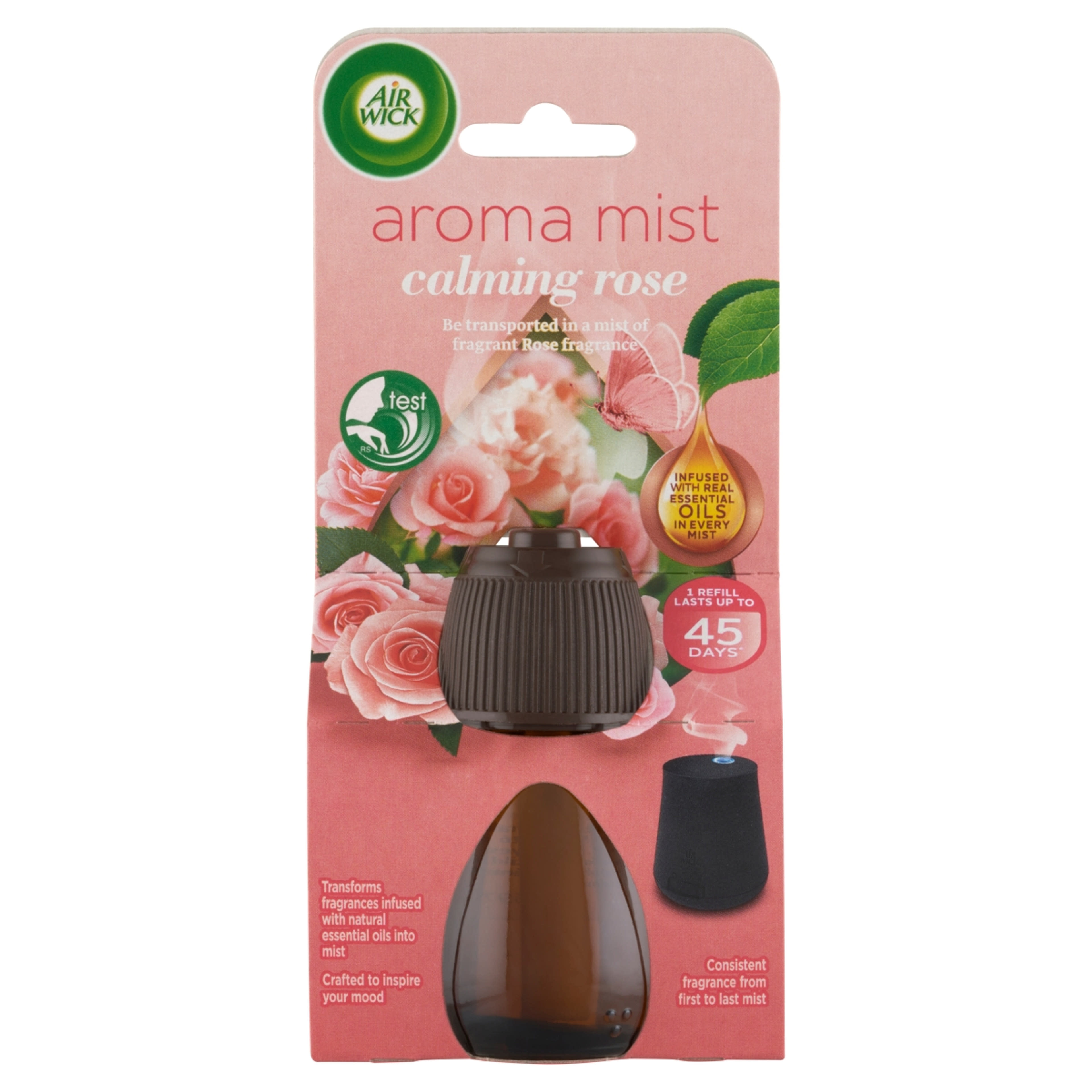 Air Wick Aroma Mist Nyugtató rózsa illat aroma diffúzor utántöltő - 20 ml