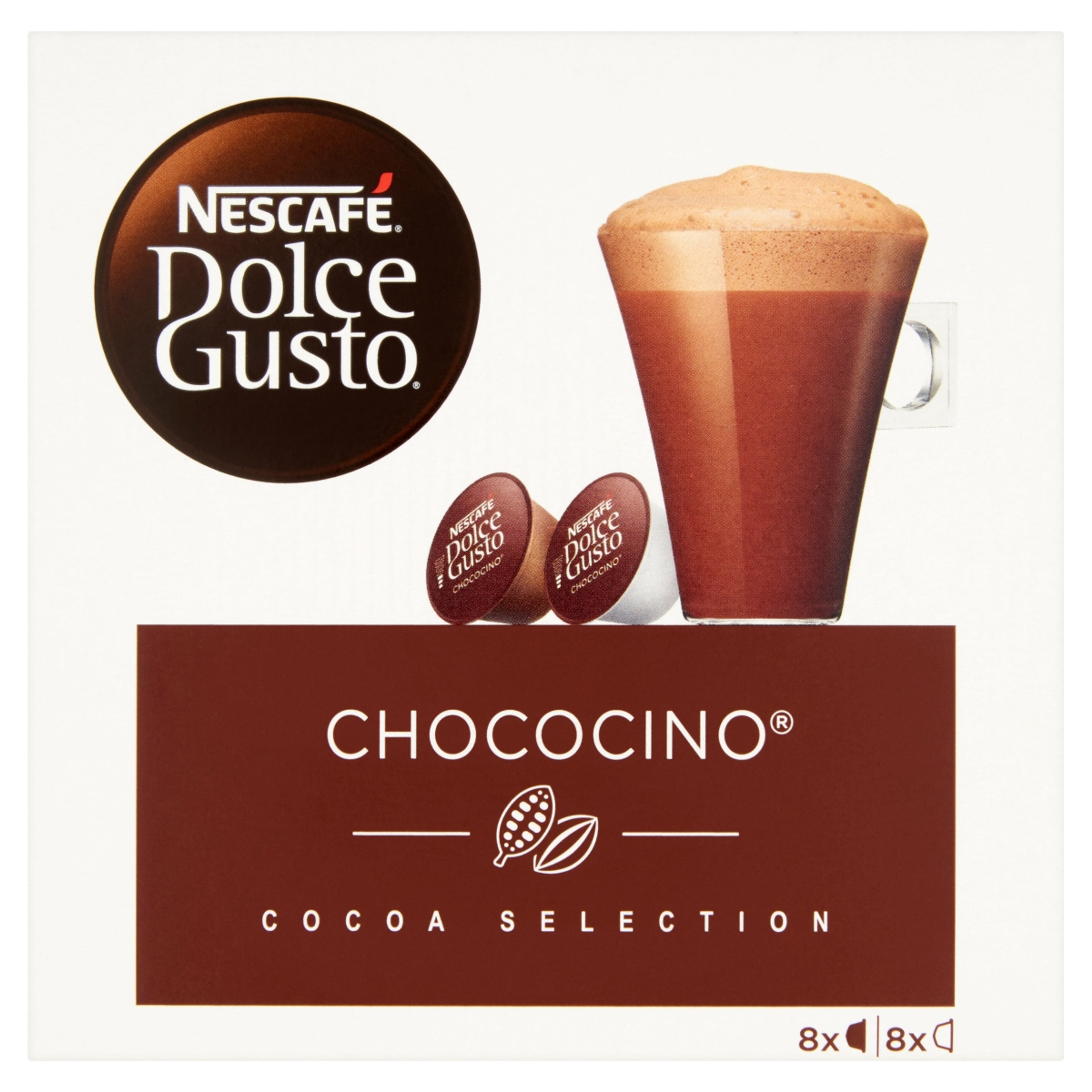Nescafé Dolce Gusto Chococino csokoládépor és tejpor cukorral - 270 g-1