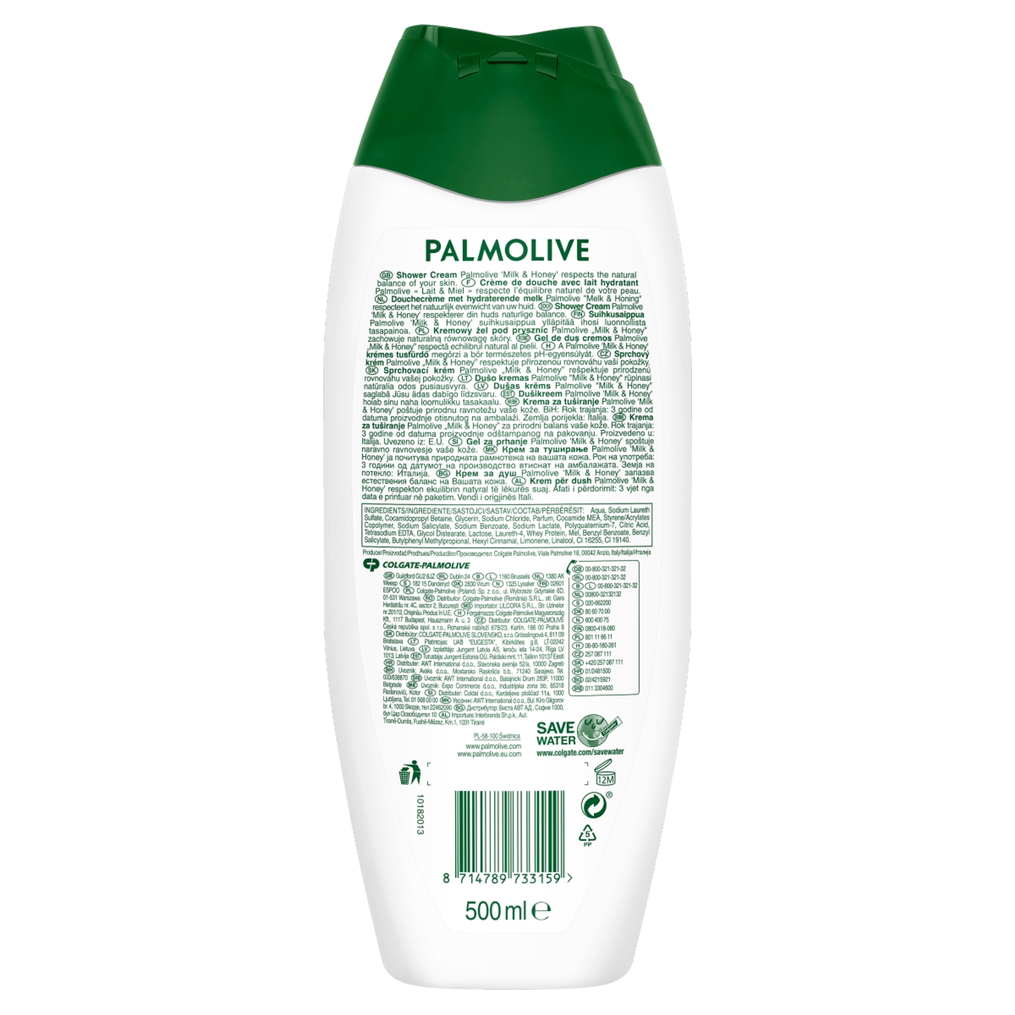 Palmolive Naturals Milk & Honey tusfürdő - 500 ml-3