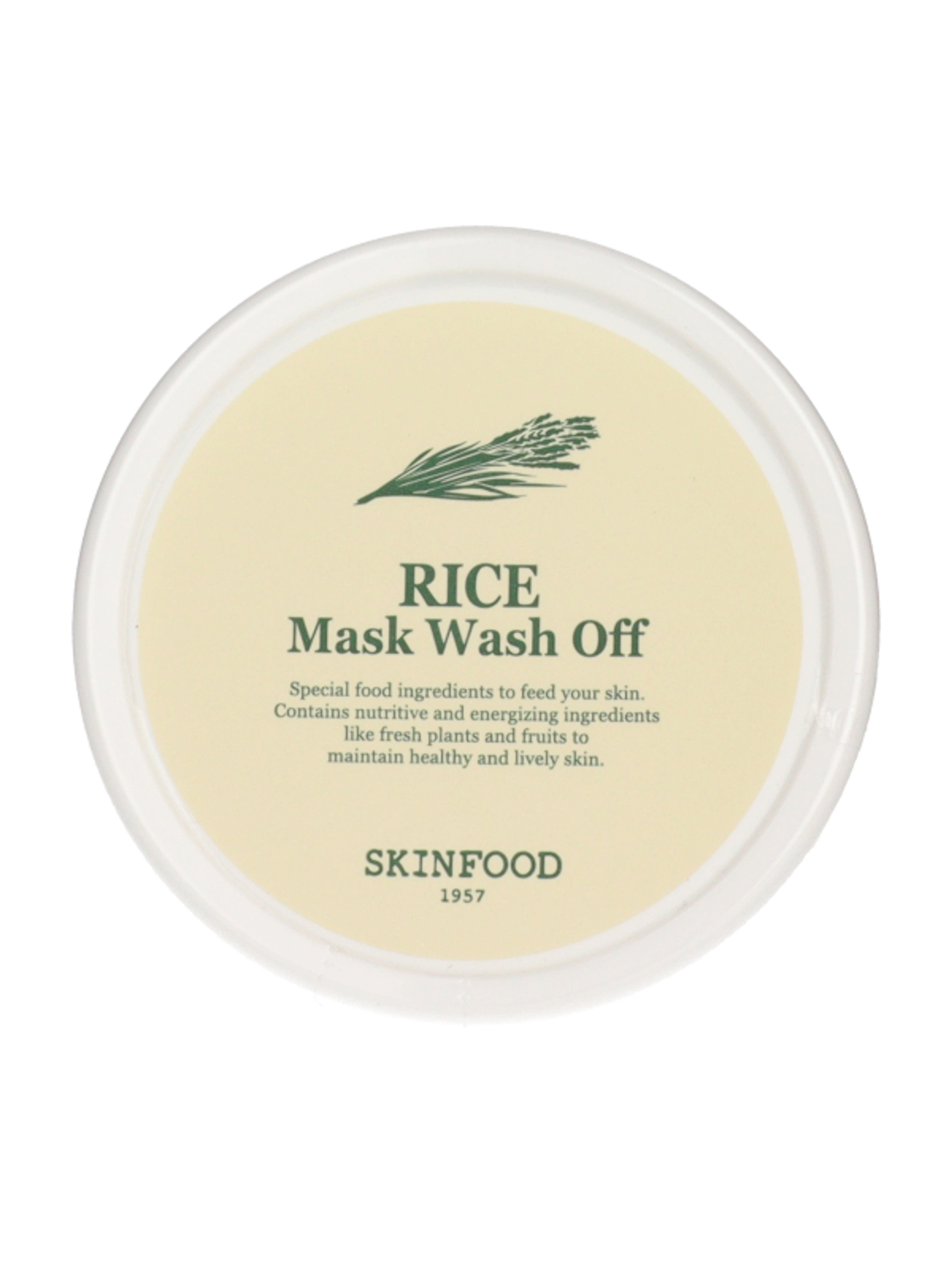 Skinfod lemosható rizs maszk - 1 db