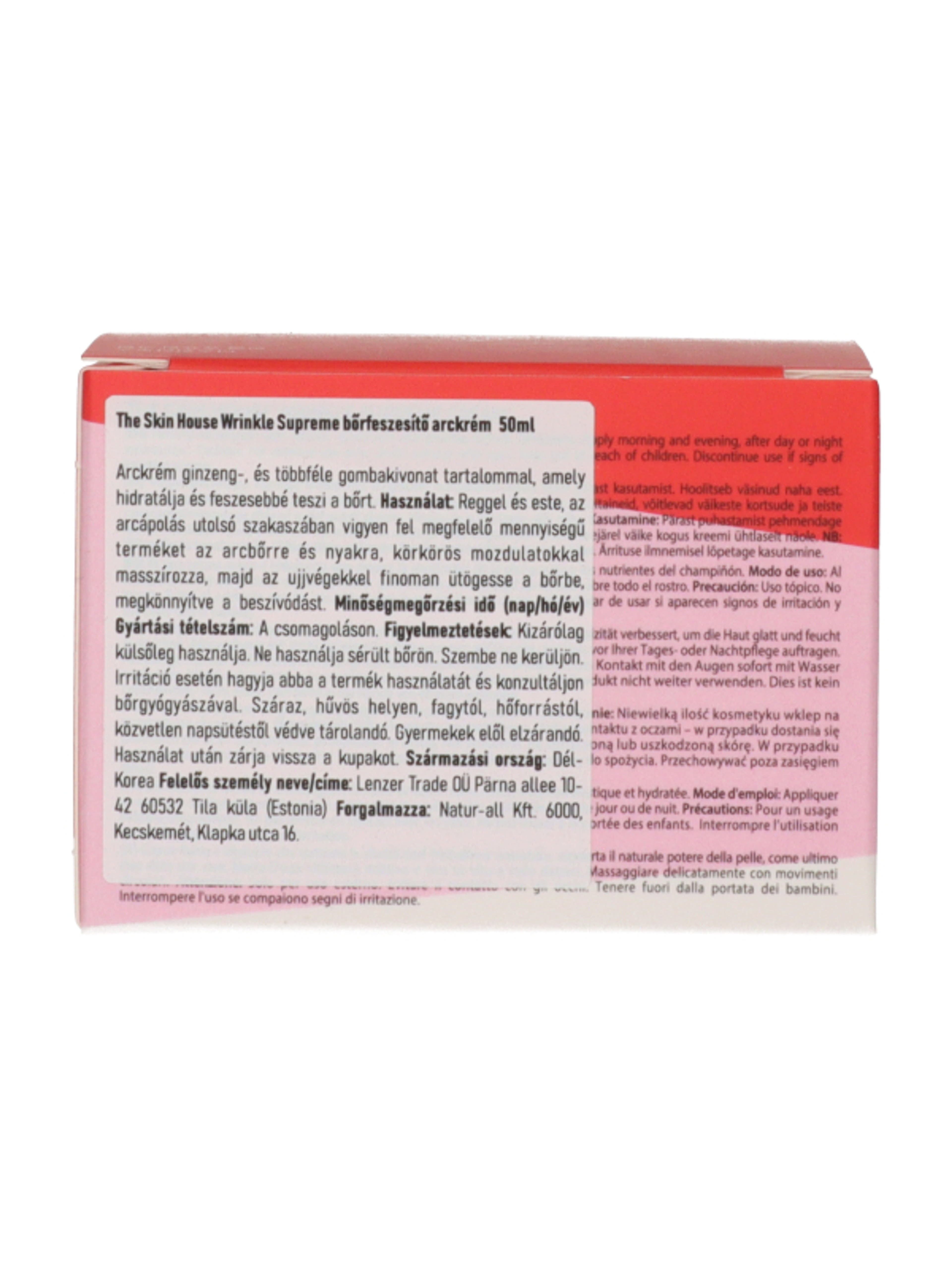 The Skin House Wrinkle Supreme bőröregedésgátló krém - 50 ml-3