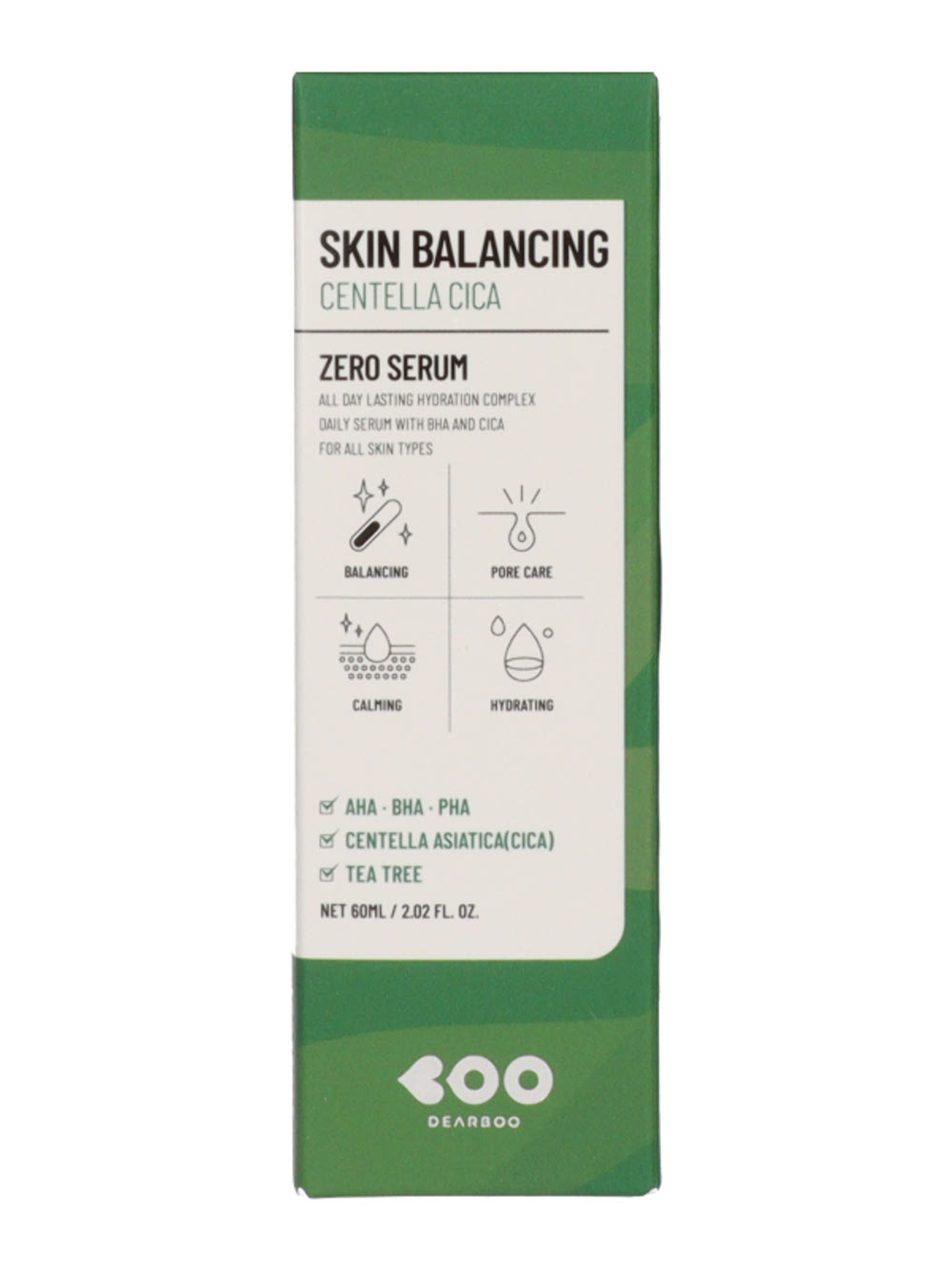 Dearboo Centella Cica Zero bőrkiegyensúlyozó szérum - 60 ml