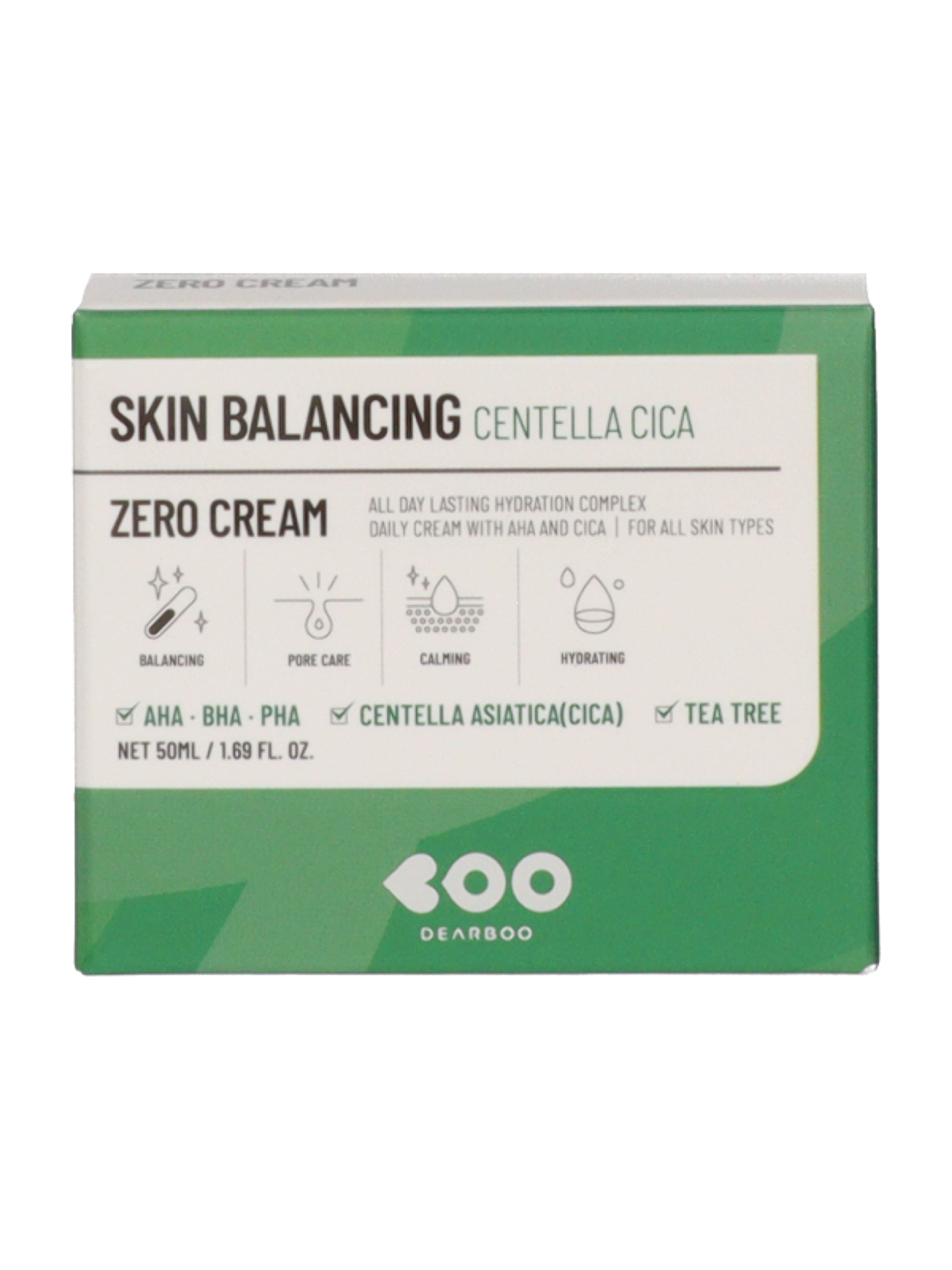 Dearbo Centella Cica Zero bőrkiegyensúlyozó arckrém - 50 g