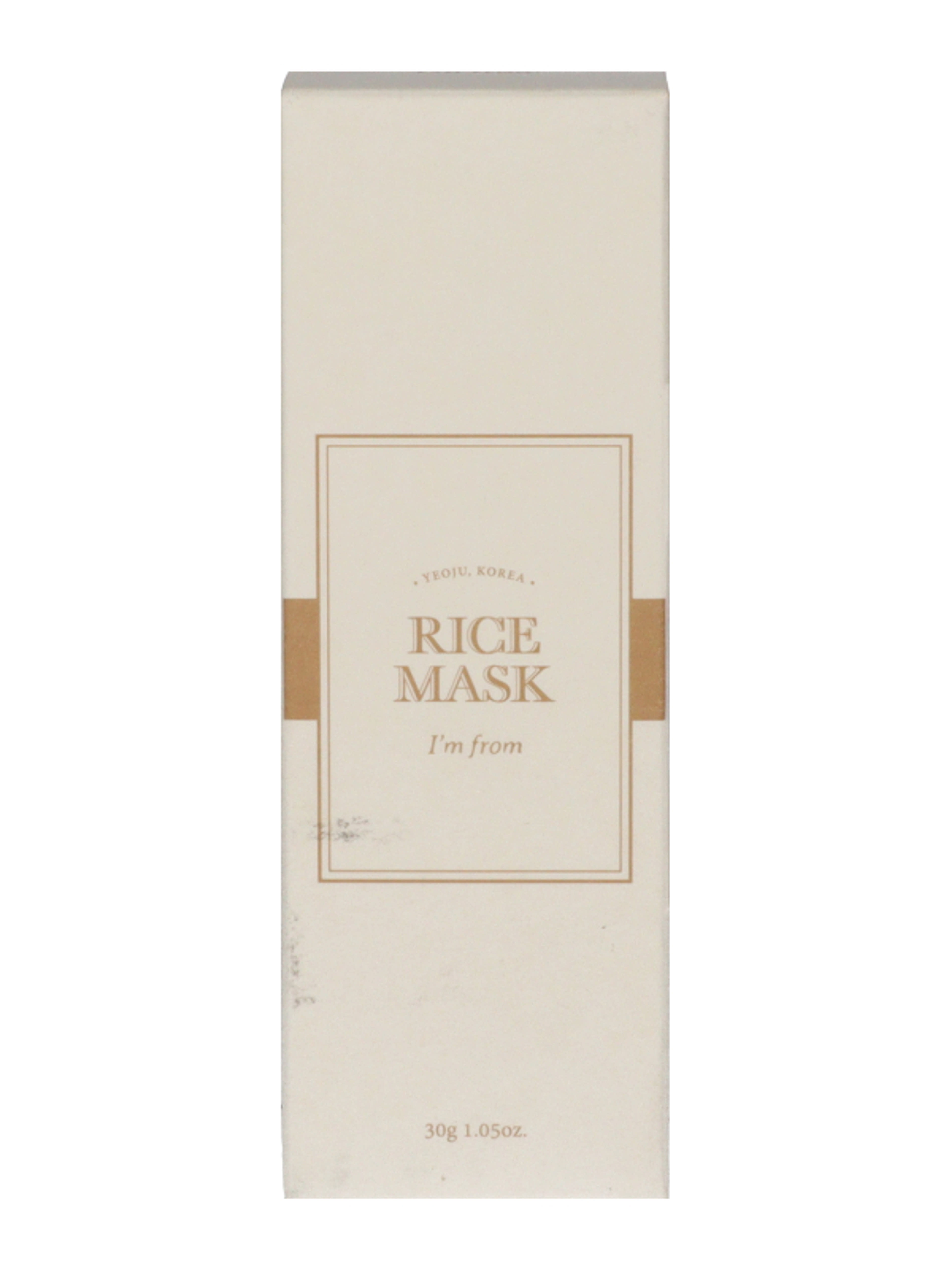 I'm from Rice kíméletes arcpakolás rizskivonattal - 30 ml-1