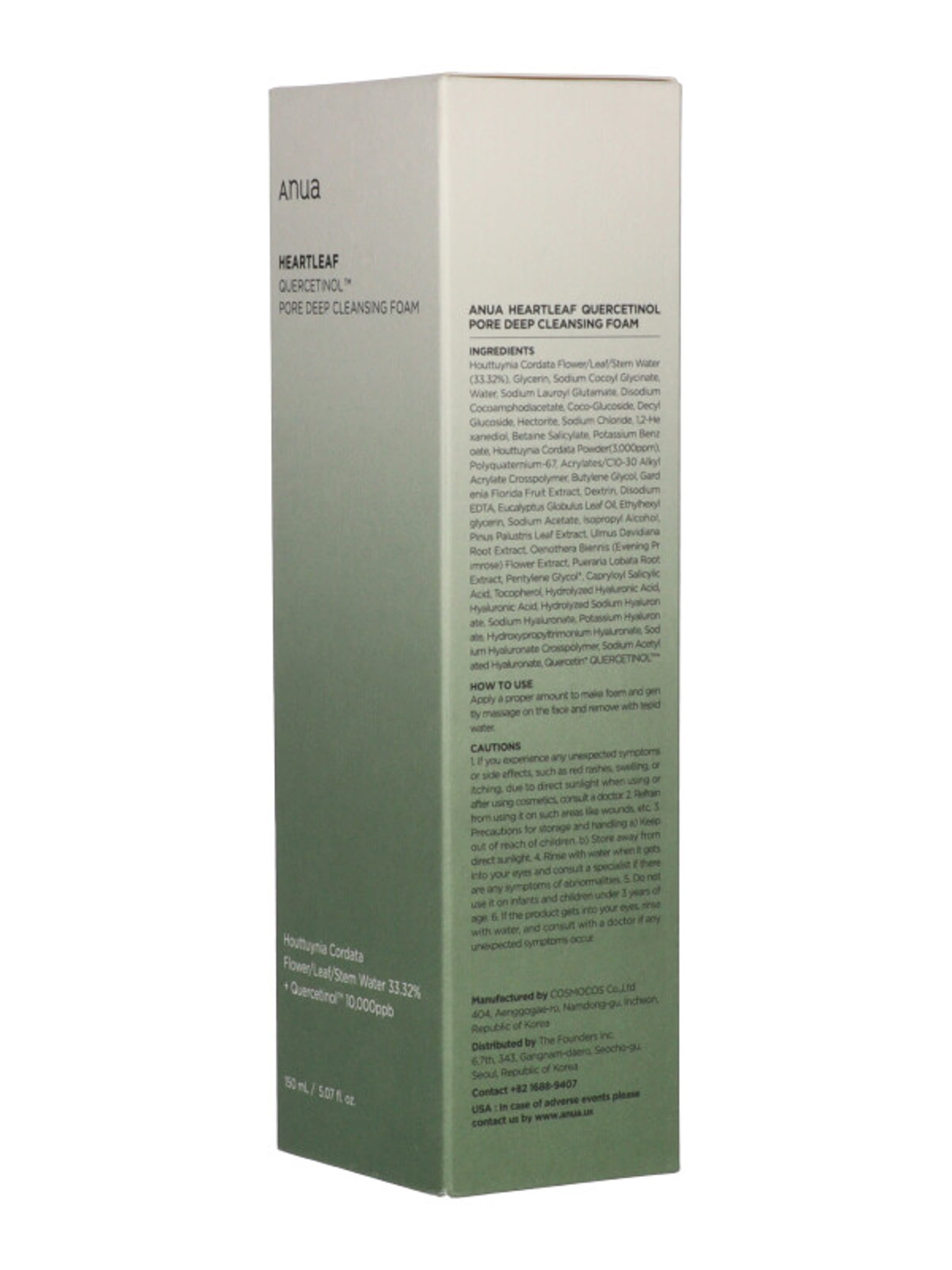 Anua Heartleaf Quercetinol pórustisztító hab - 150 ml-4