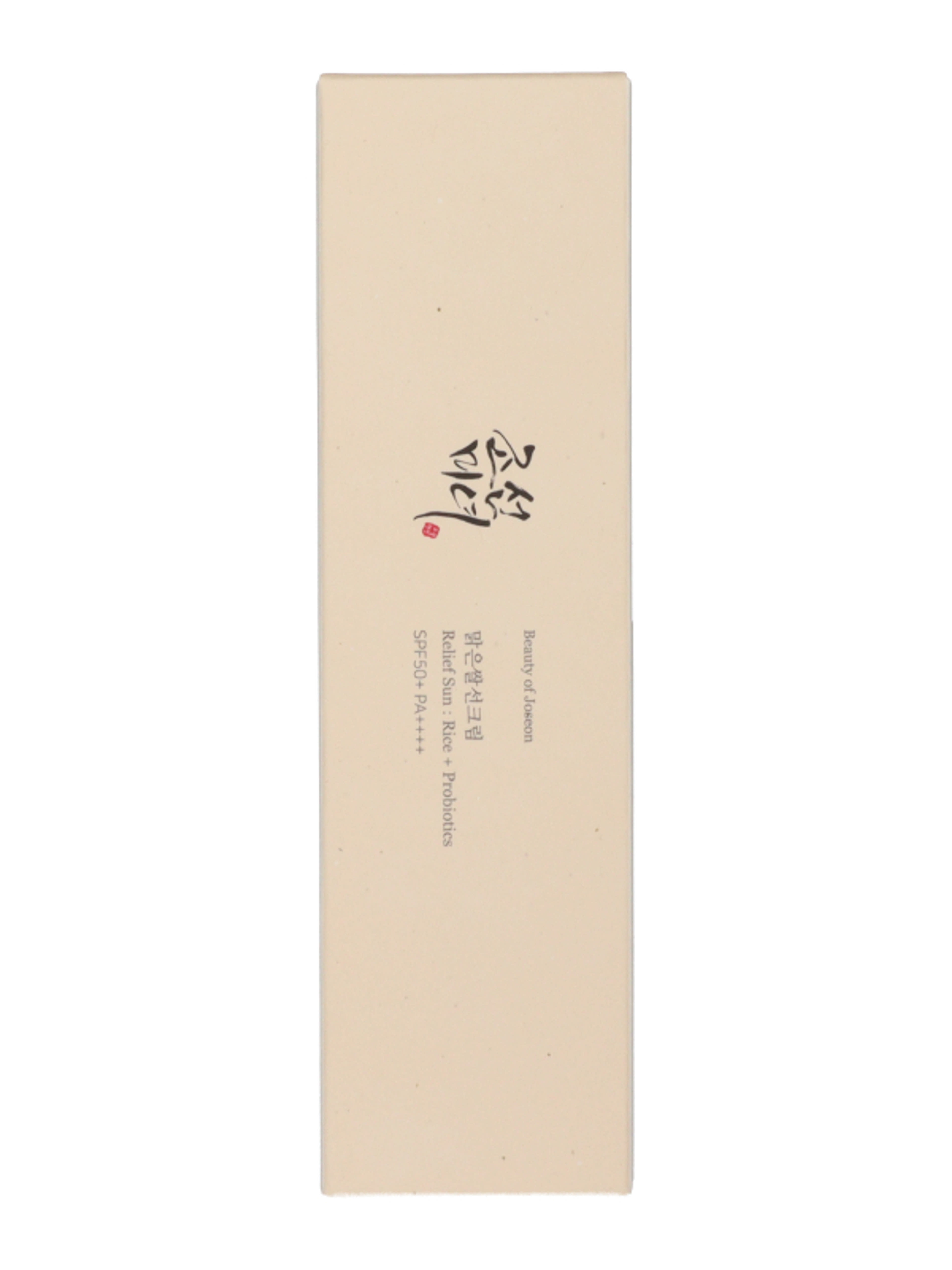 Beauty of Joseon Relief Sun Rice & Probiotics fényvédő arckrém SPF 50+ - 50 ml
