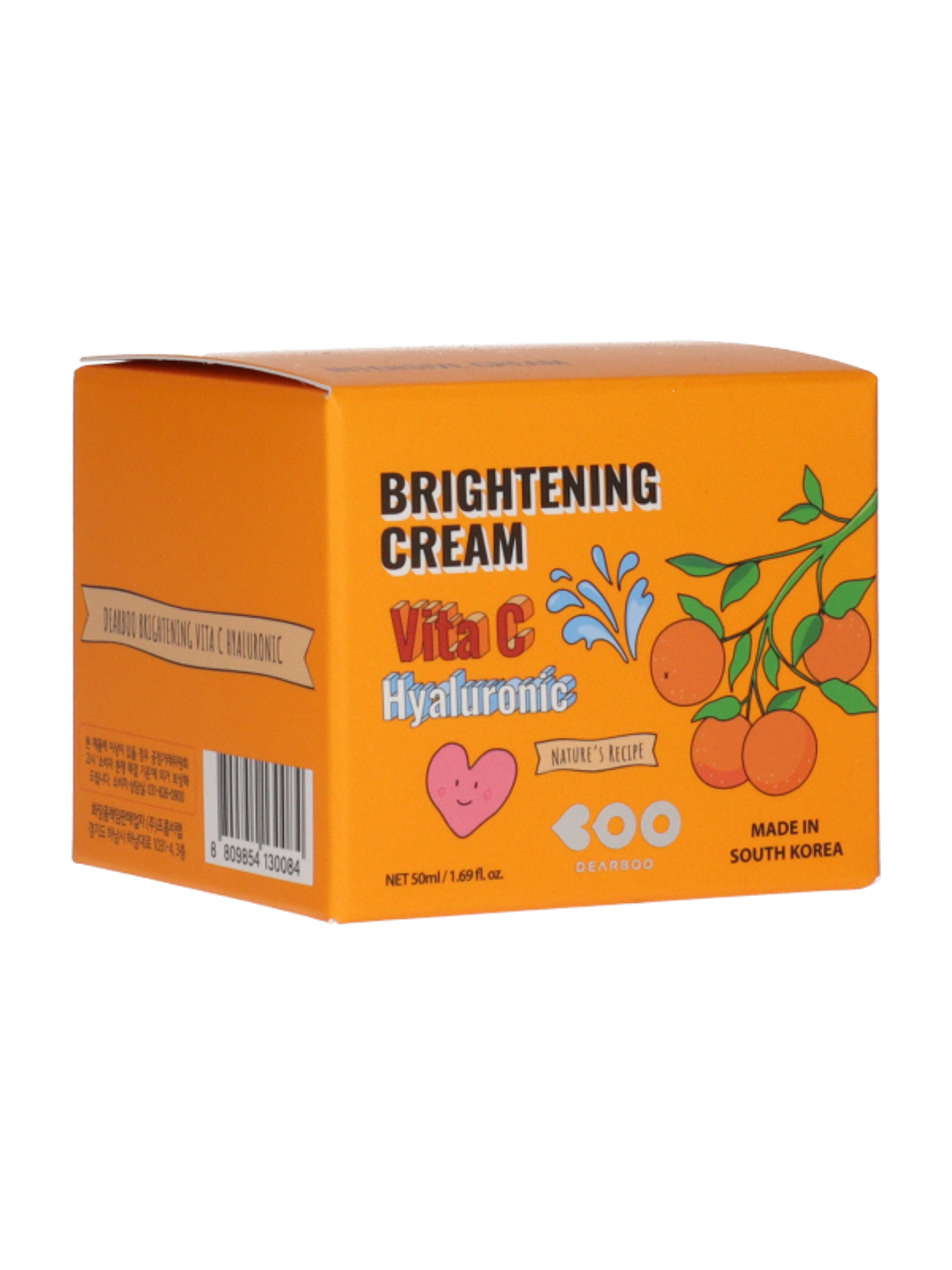Dearboo Brightening arckrém C-vitaminnal és hialuronsavval - 50 ml-4