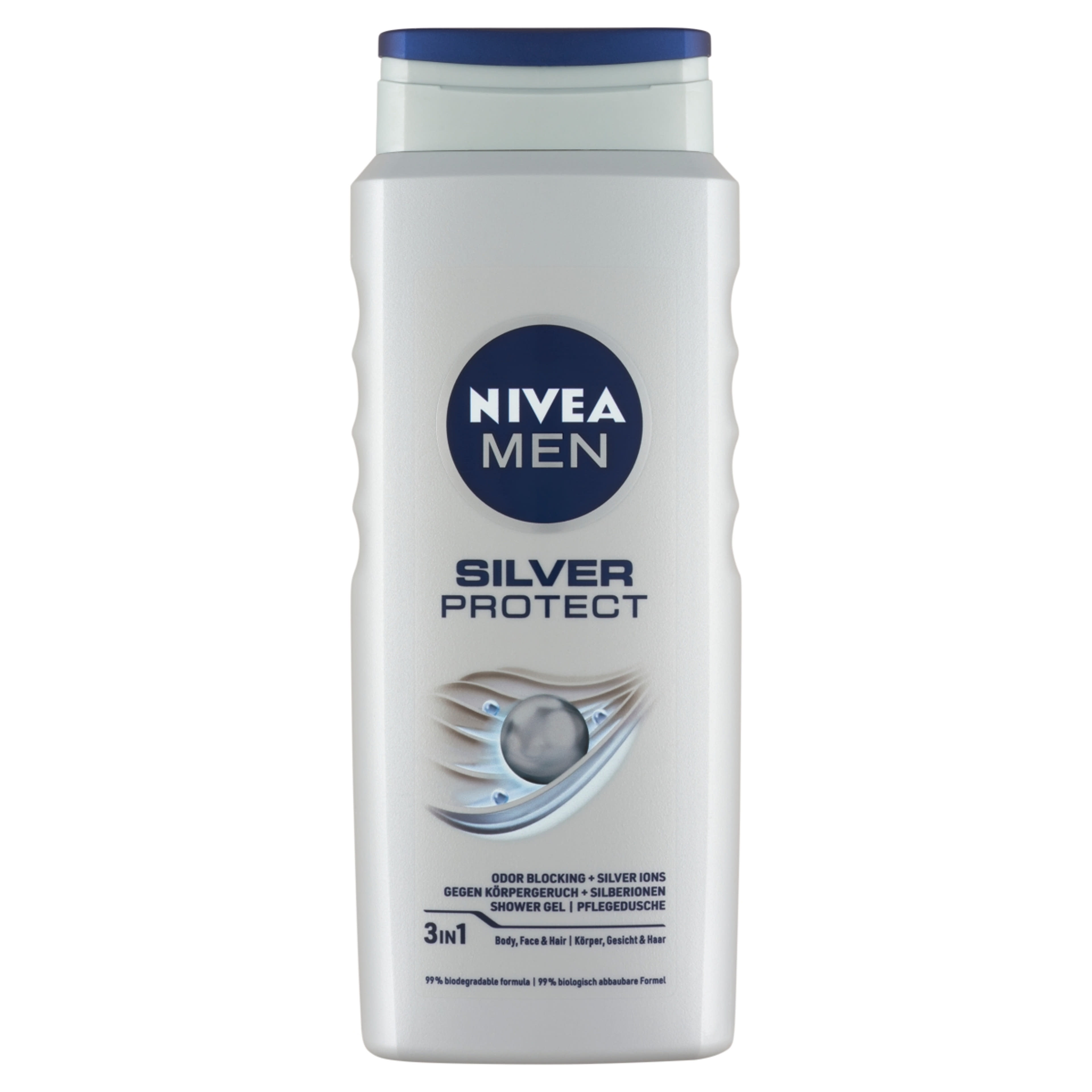 NIVEA MEN Silver Protect Tusfürdő - 500 ml-2