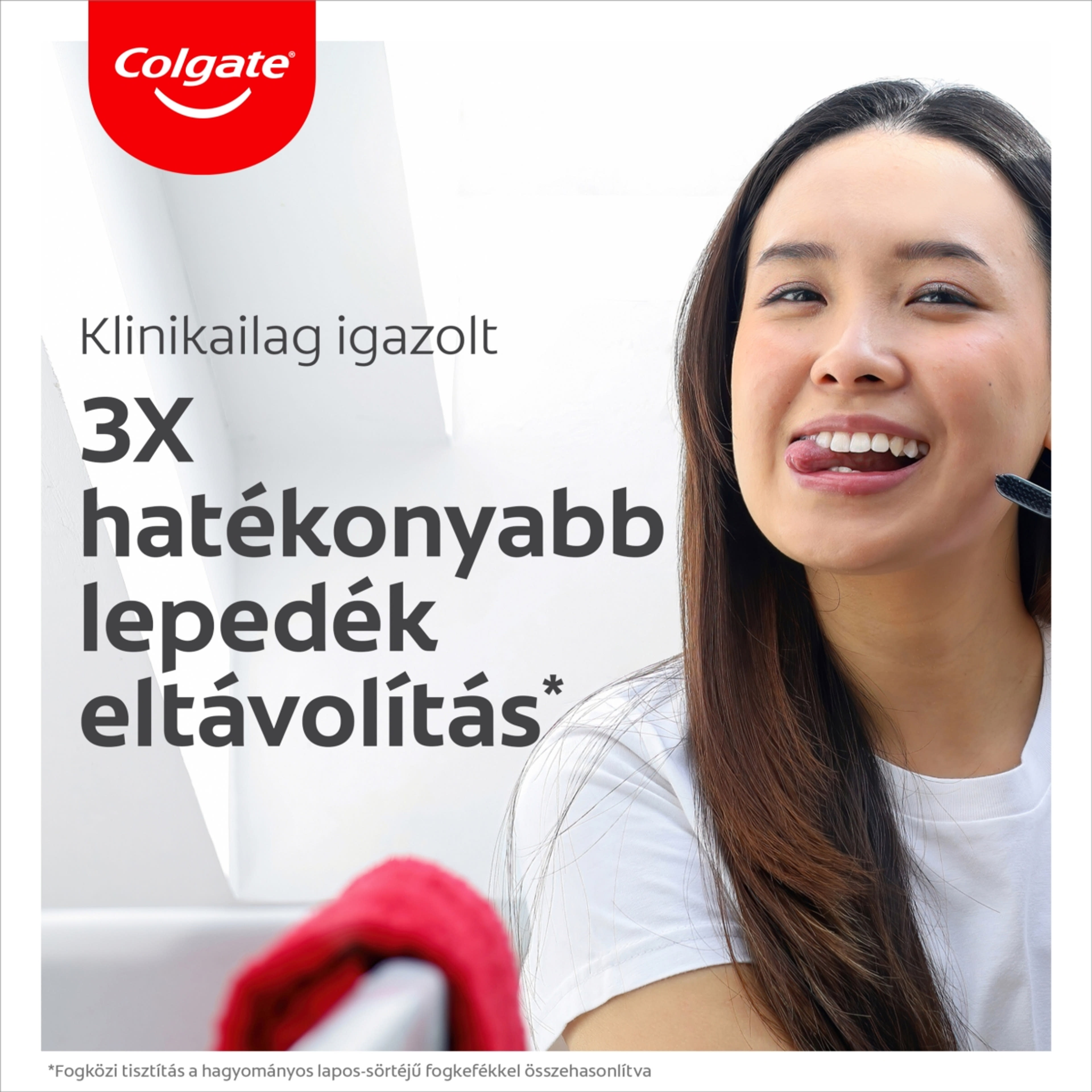 Colgate Slim Soft Charcoal lágy fogkefe - 1 db-4