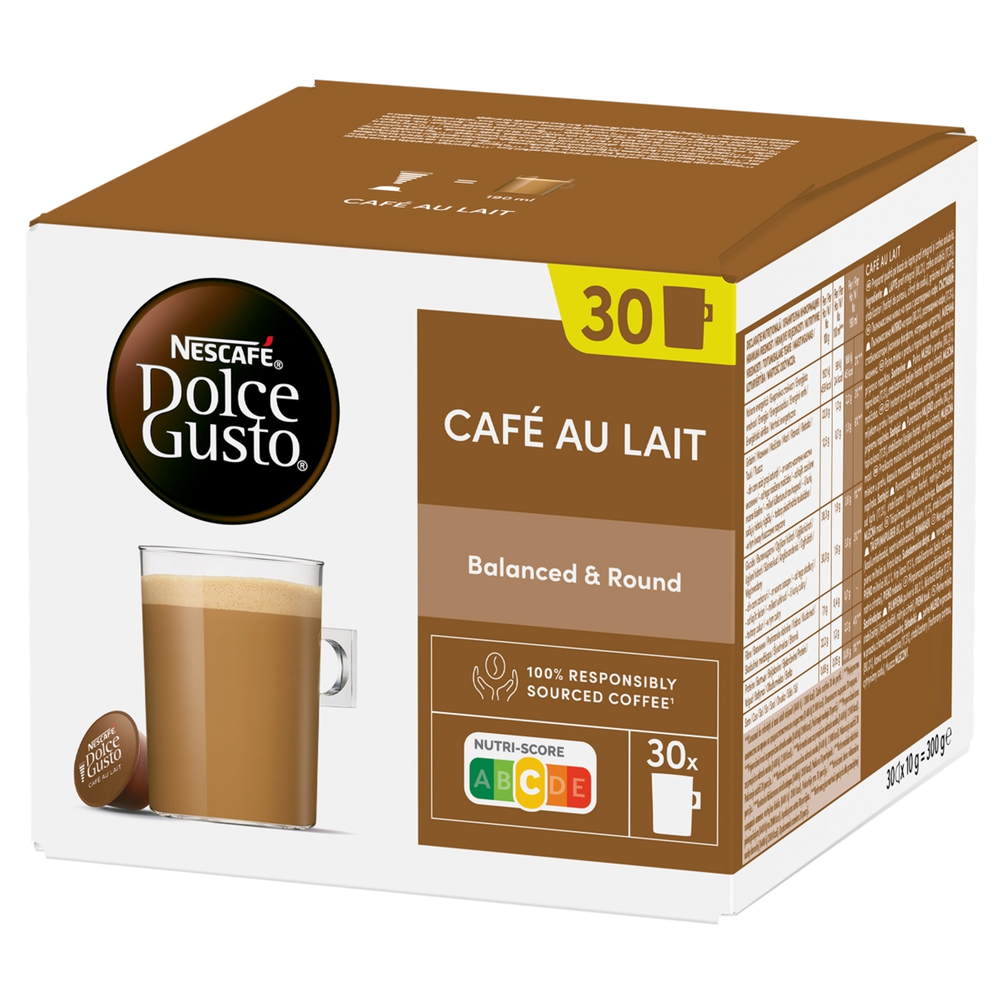 Nescafe Cafe Aulait Dolce Gusto kávékapszula - 30 db-2