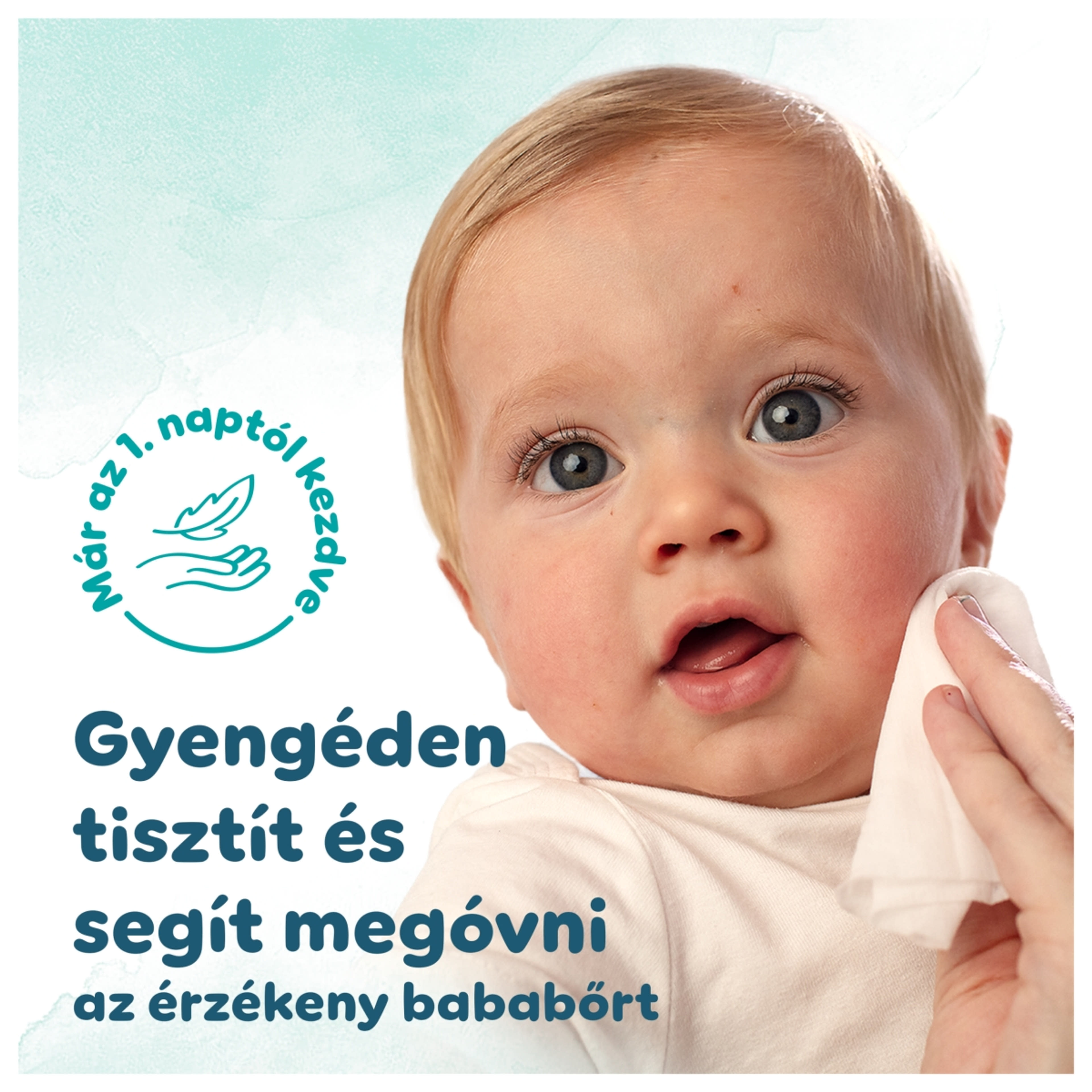 Pampers Harmonie Aqua nedves törlőkendő, műanyagmentes - 10 db-5