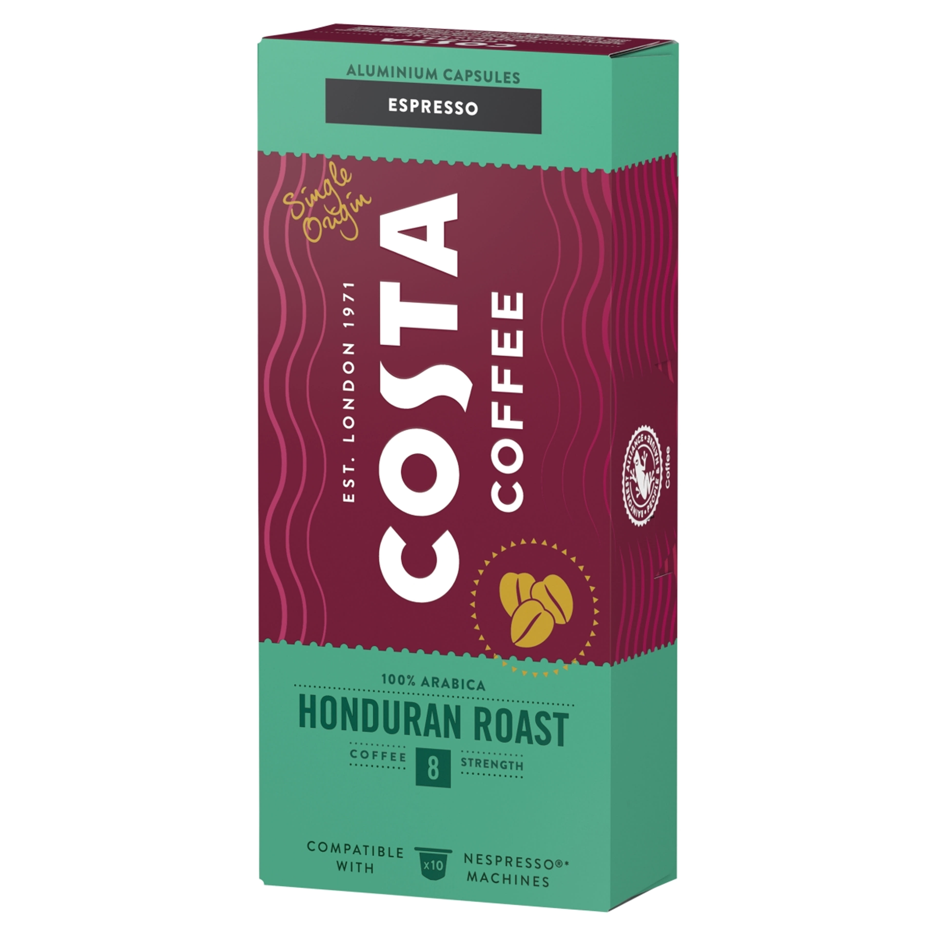 Costa Coffee Honduran Roast Espresso kávékapszula  - 10 db-1
