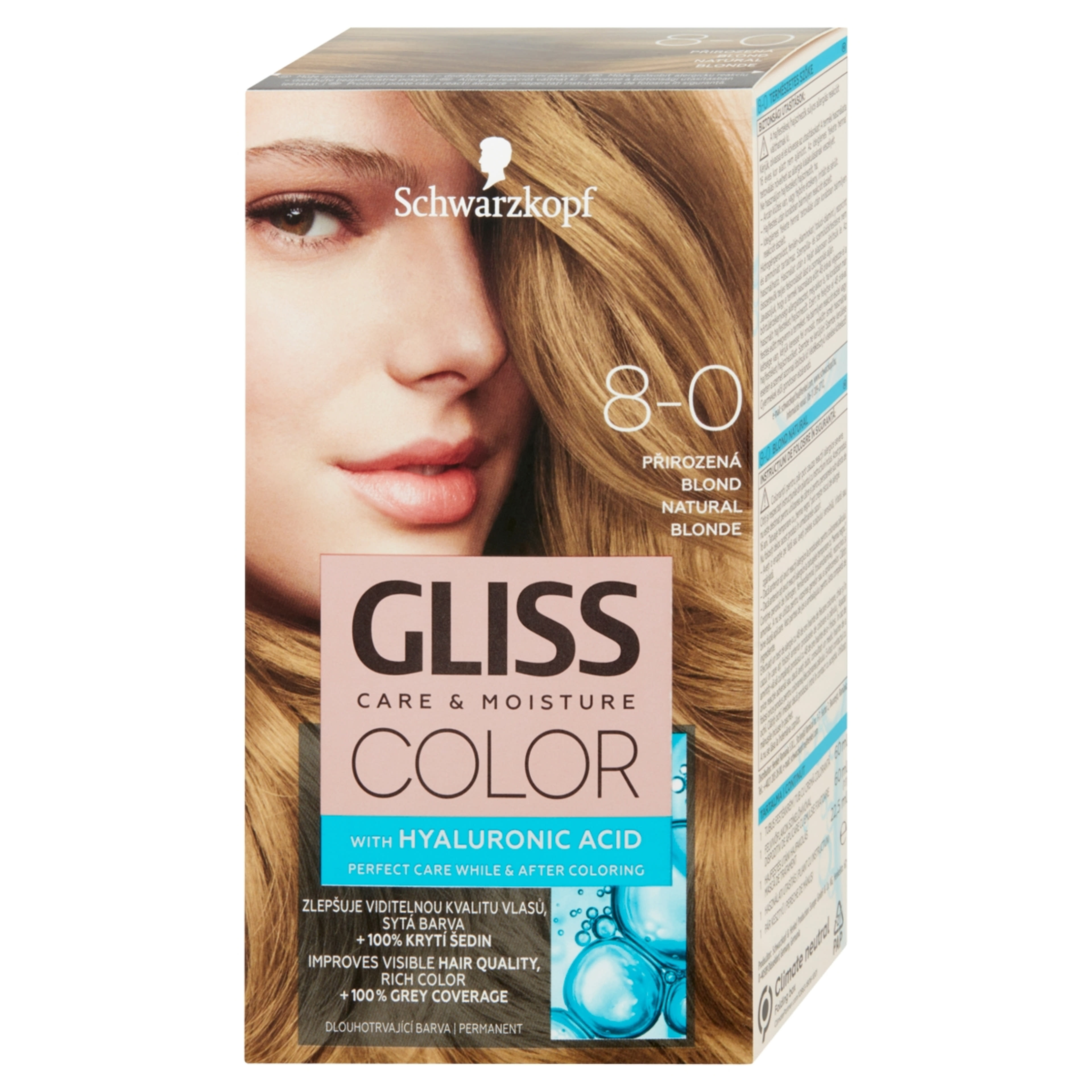Gliss Color tartós hajfesték 8-0 Természetes szőke - 1 db-3