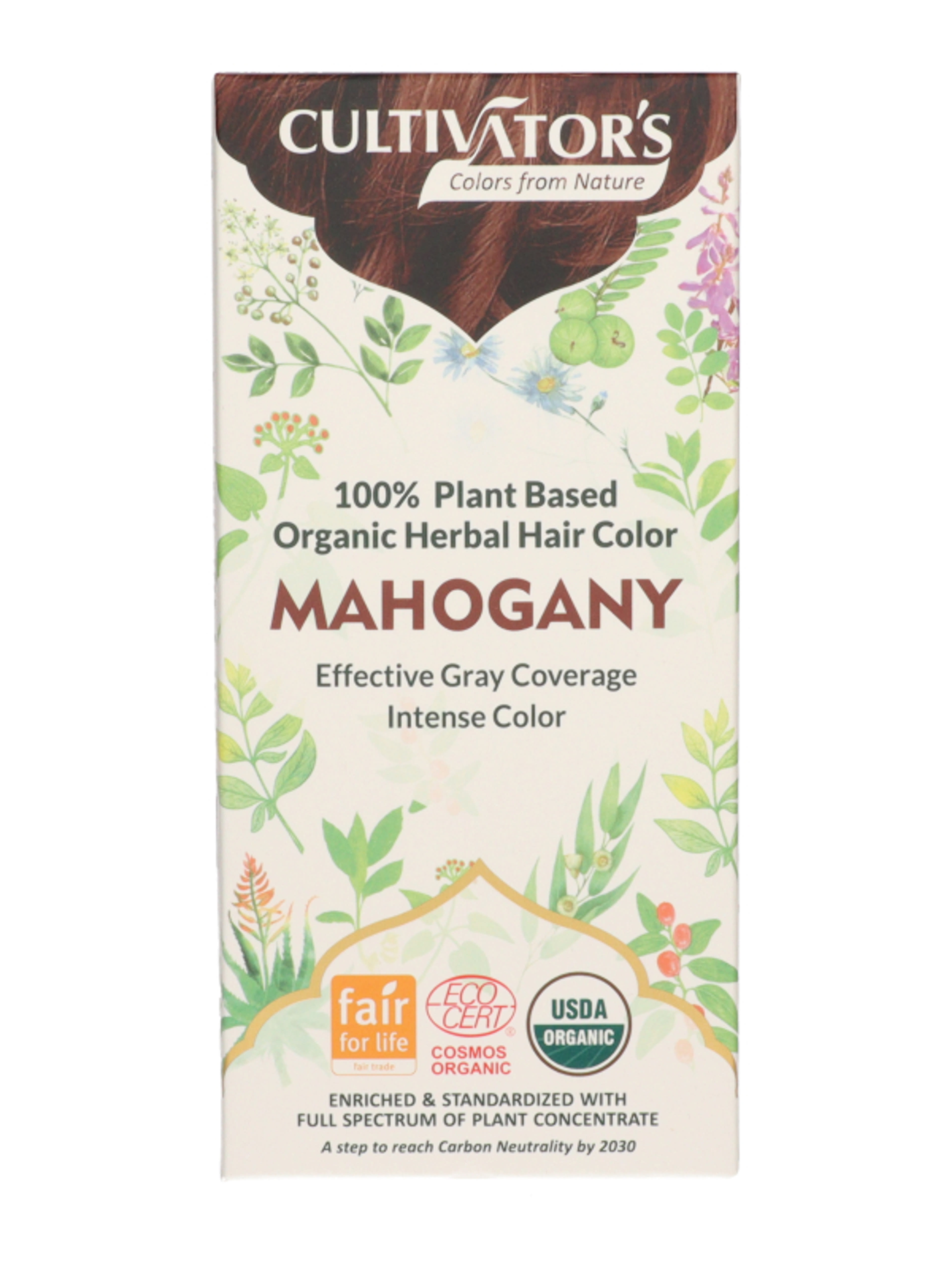 Cultivator's Natural hajfesték /16 mahagóni - 100 g